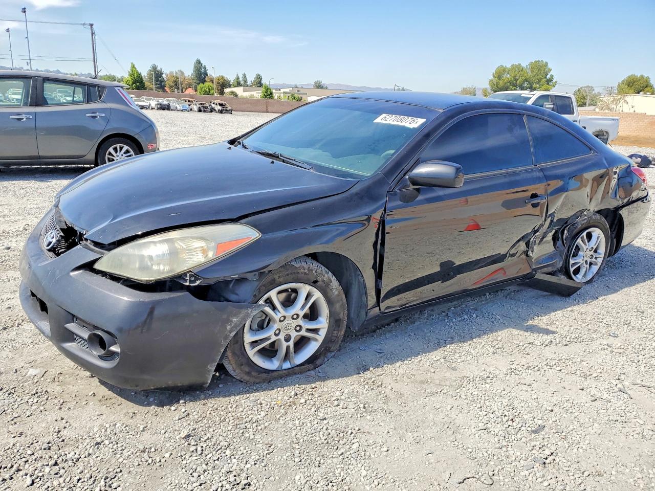 2007 Toyota Camry Solara Se Black vin: 4T1CE30P07U760358