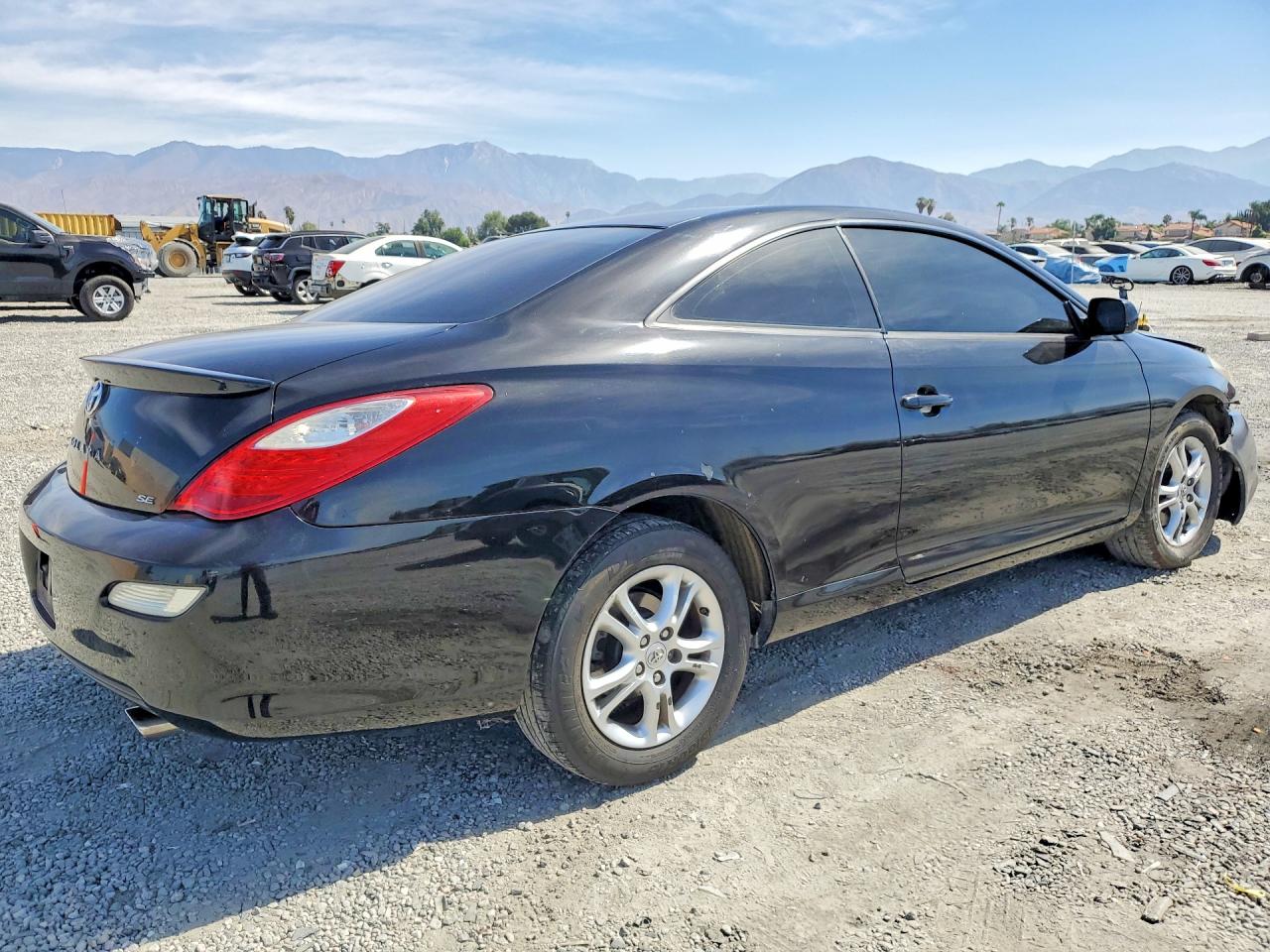 2007 Toyota Camry Solara Se Black vin: 4T1CE30P07U760358