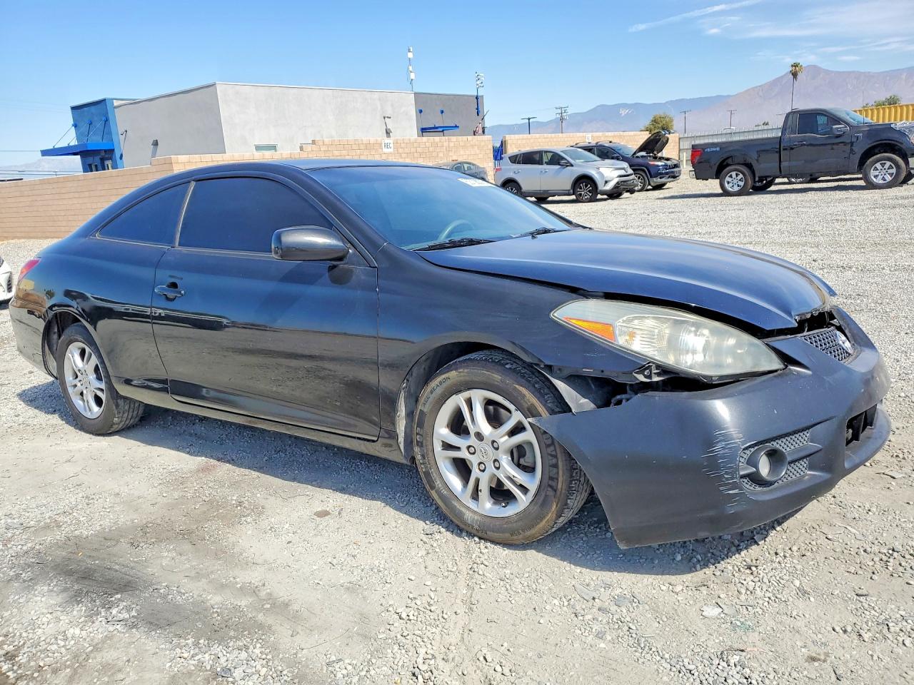 2007 Toyota Camry Solara Se Black vin: 4T1CE30P07U760358