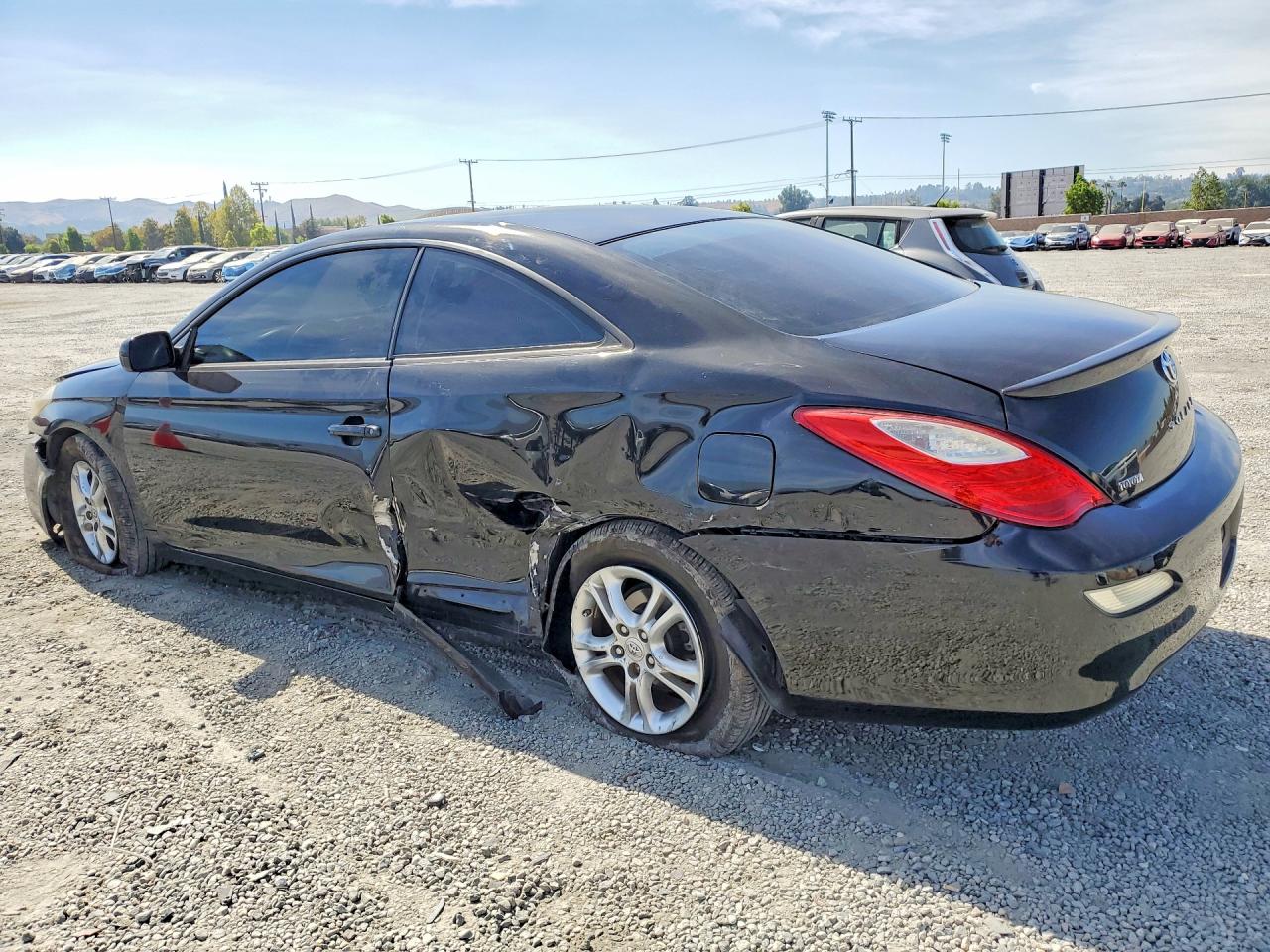 2007 Toyota Camry Solara Se Black vin: 4T1CE30P07U760358
