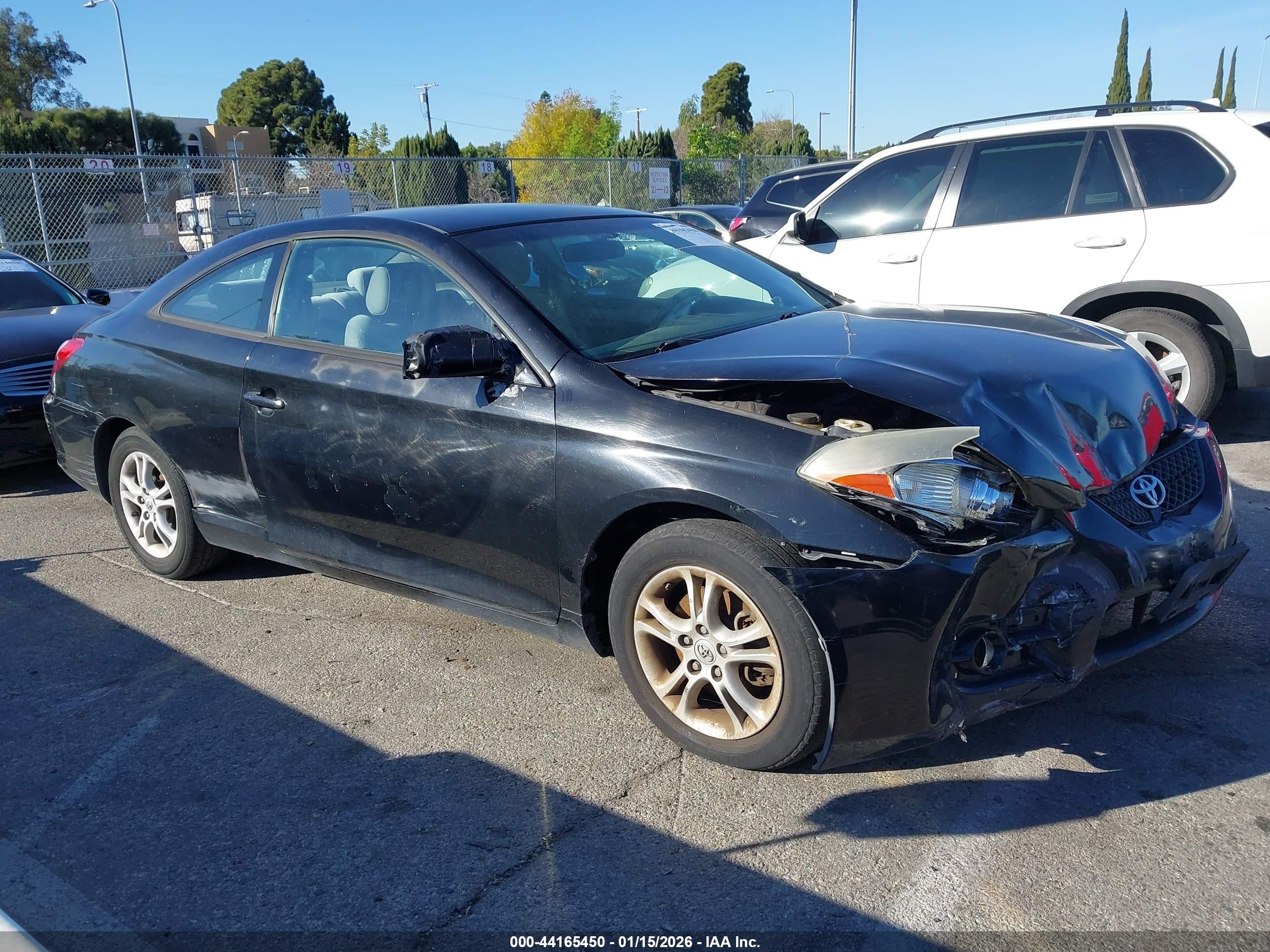 2008 Toyota Camry Solara Se Черный vin: 4T1CE30P08U761821