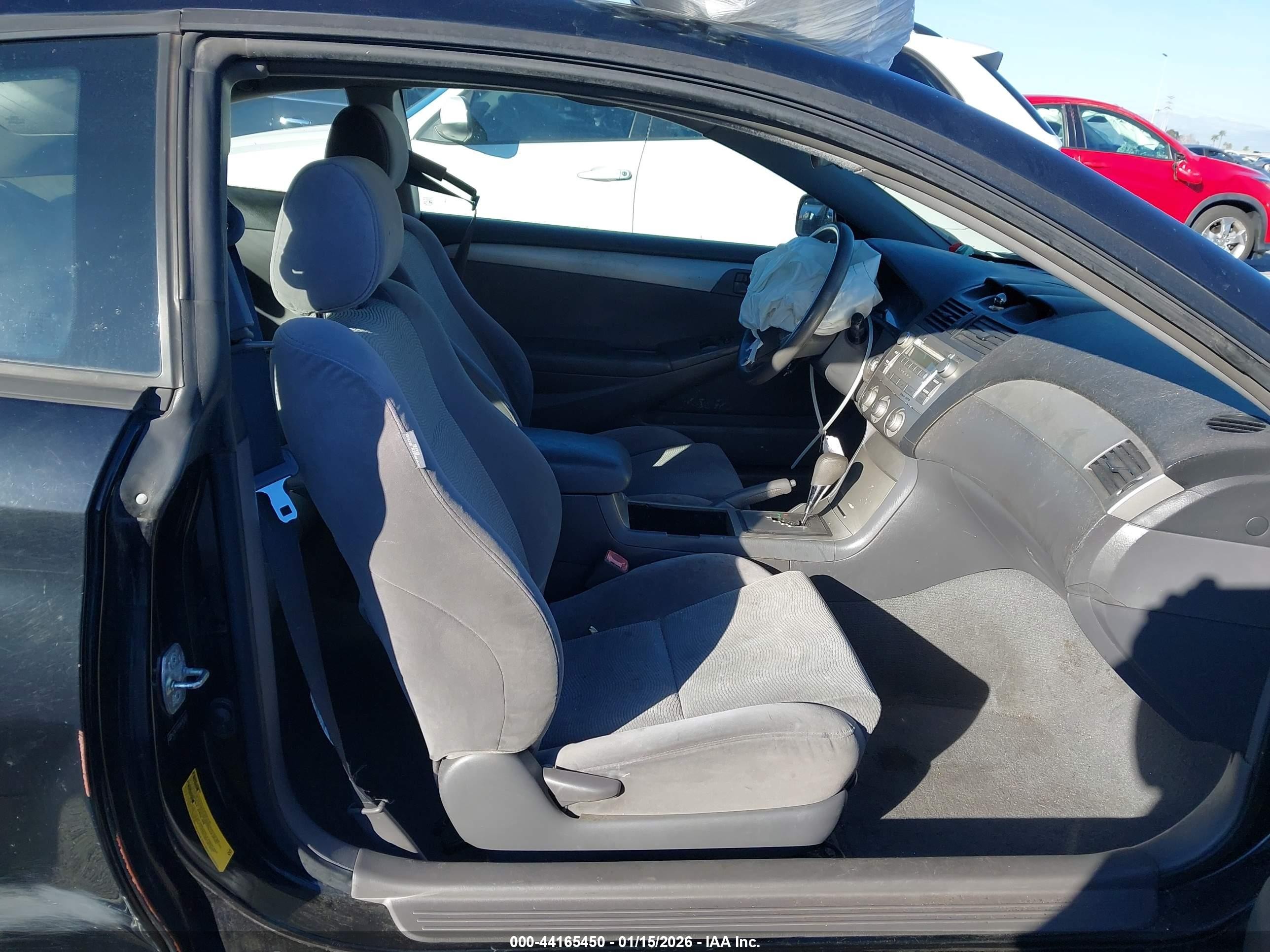 2008 Toyota Camry Solara Se Black vin: 4T1CE30P08U761821