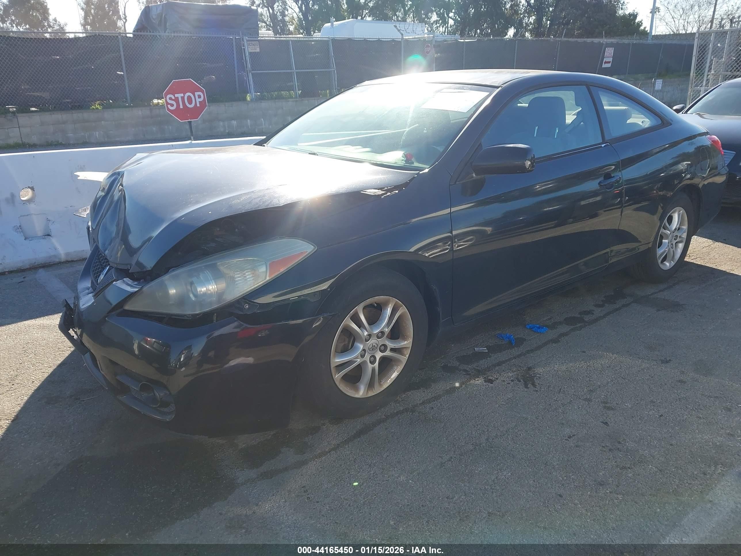 2008 Toyota Camry Solara Se Black vin: 4T1CE30P08U761821
