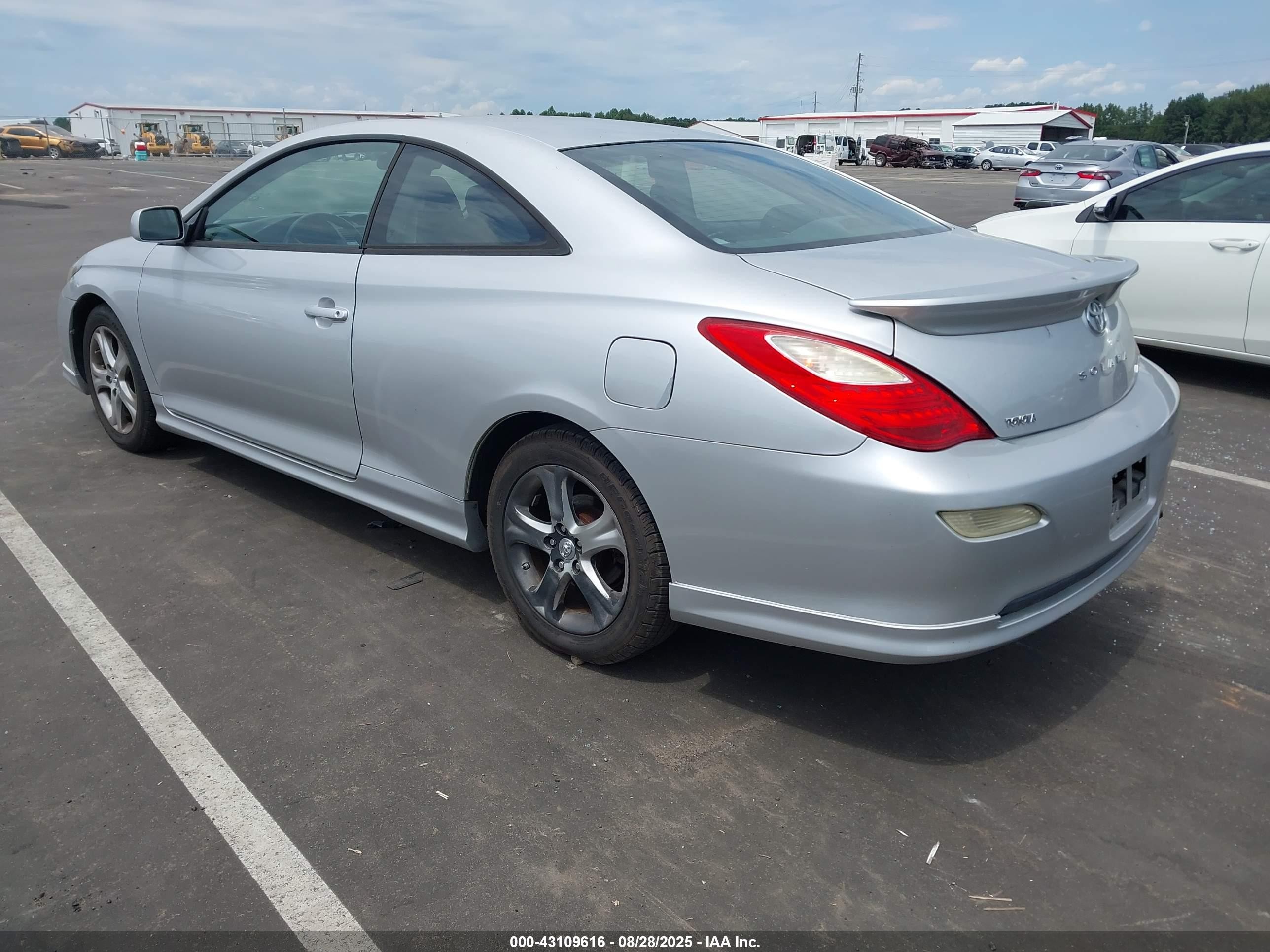 2008 Toyota Camry Solara Sport Silver vin: 4T1CE30P08U763441