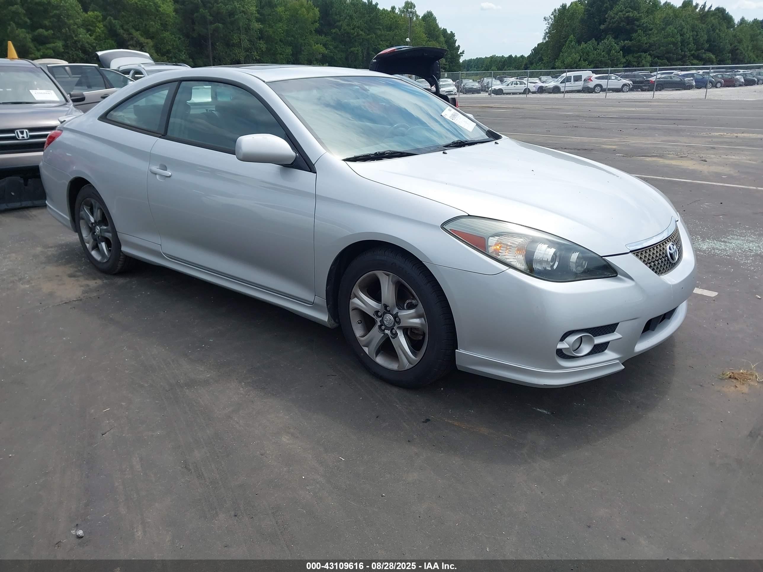 2008 Toyota Camry Solara Sport Silver vin: 4T1CE30P08U763441