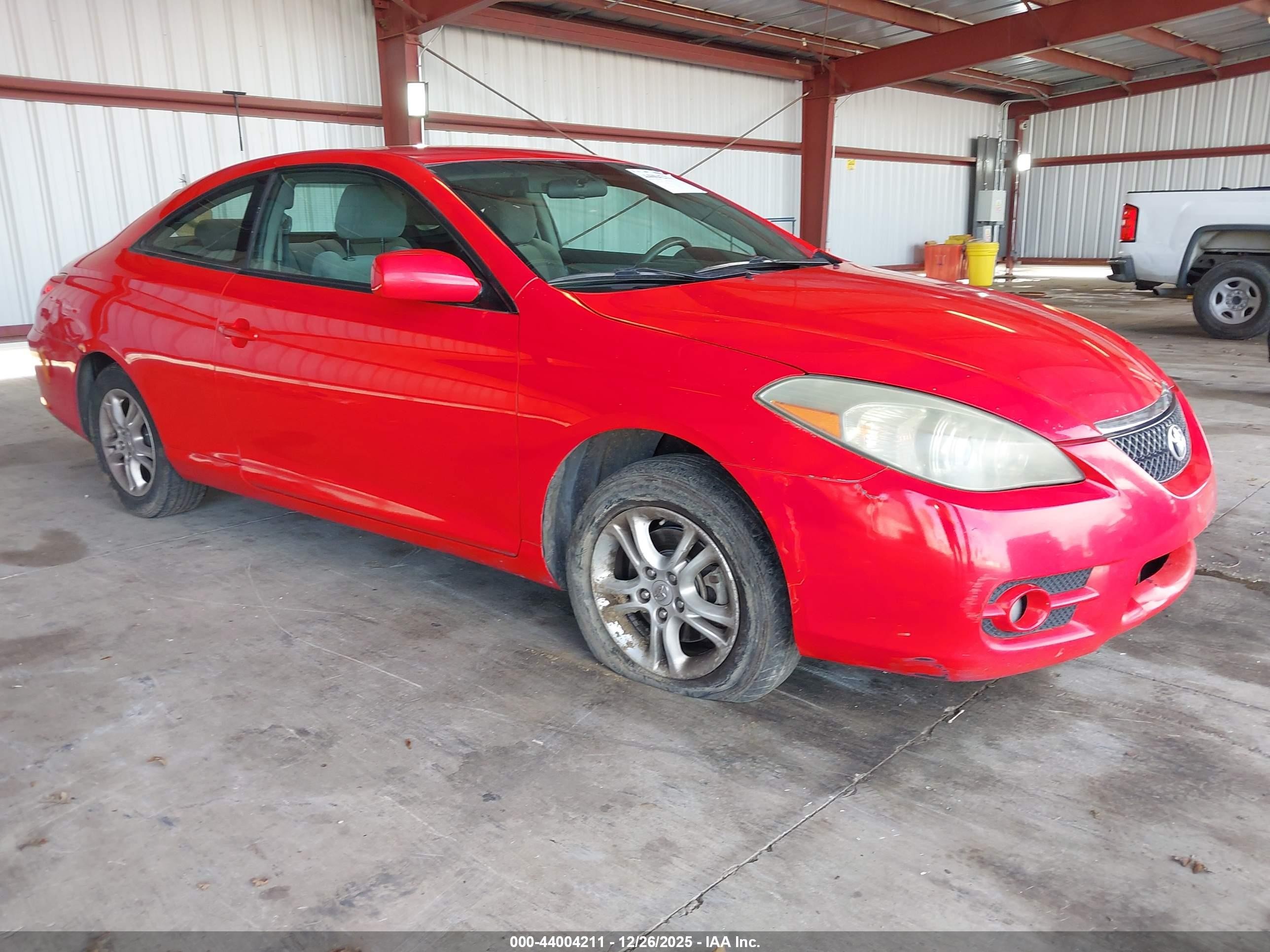 2008 Toyota Camry Solara Se Red vin: 4T1CE30P08U764654