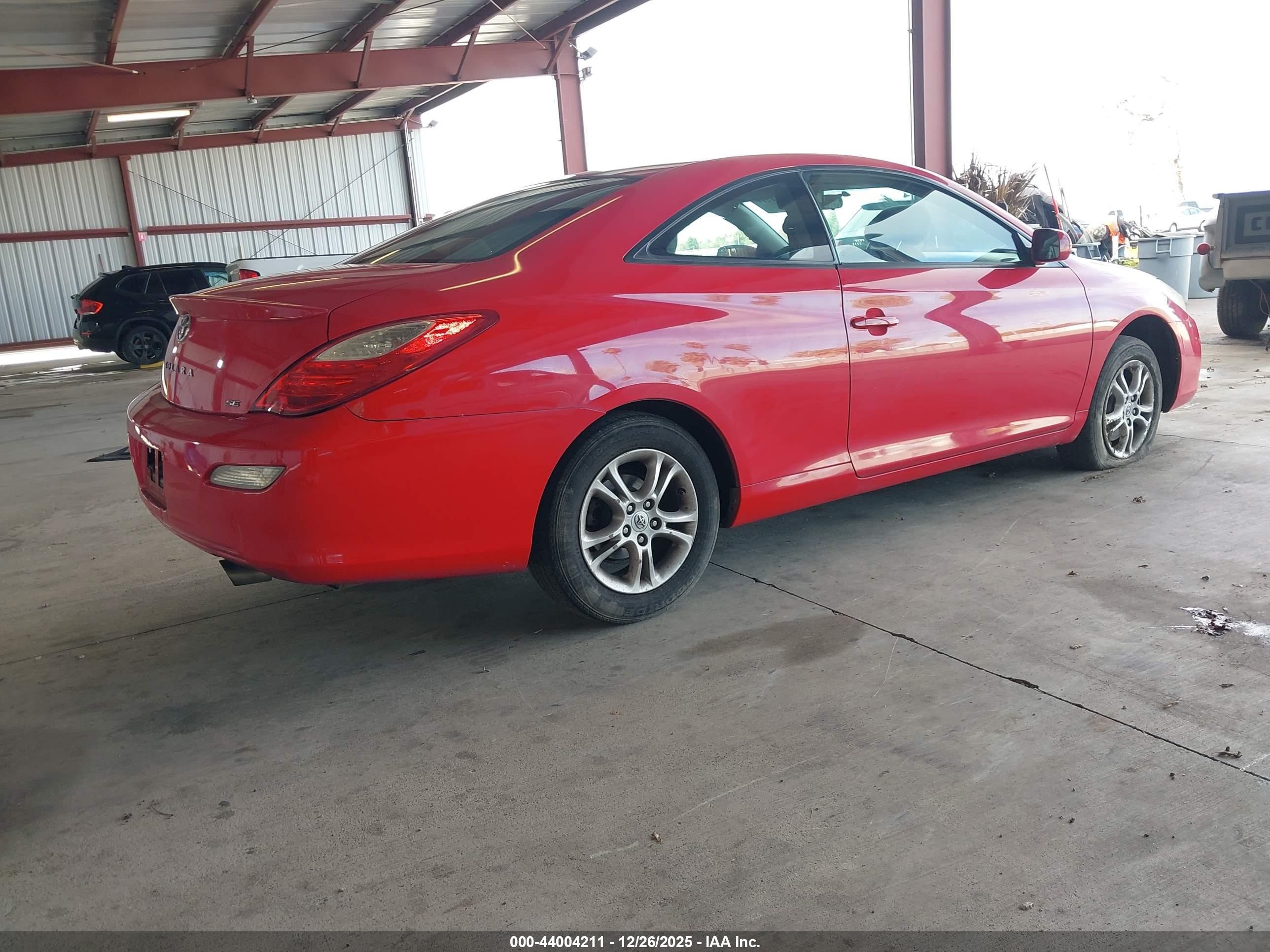 2008 Toyota Camry Solara Se Красный vin: 4T1CE30P08U764654