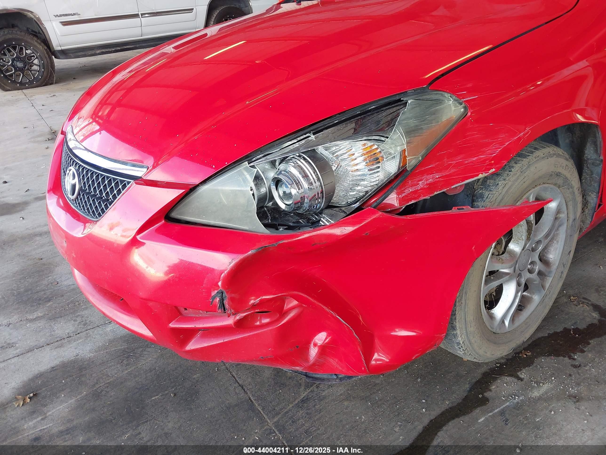 2008 Toyota Camry Solara Se Красный vin: 4T1CE30P08U764654