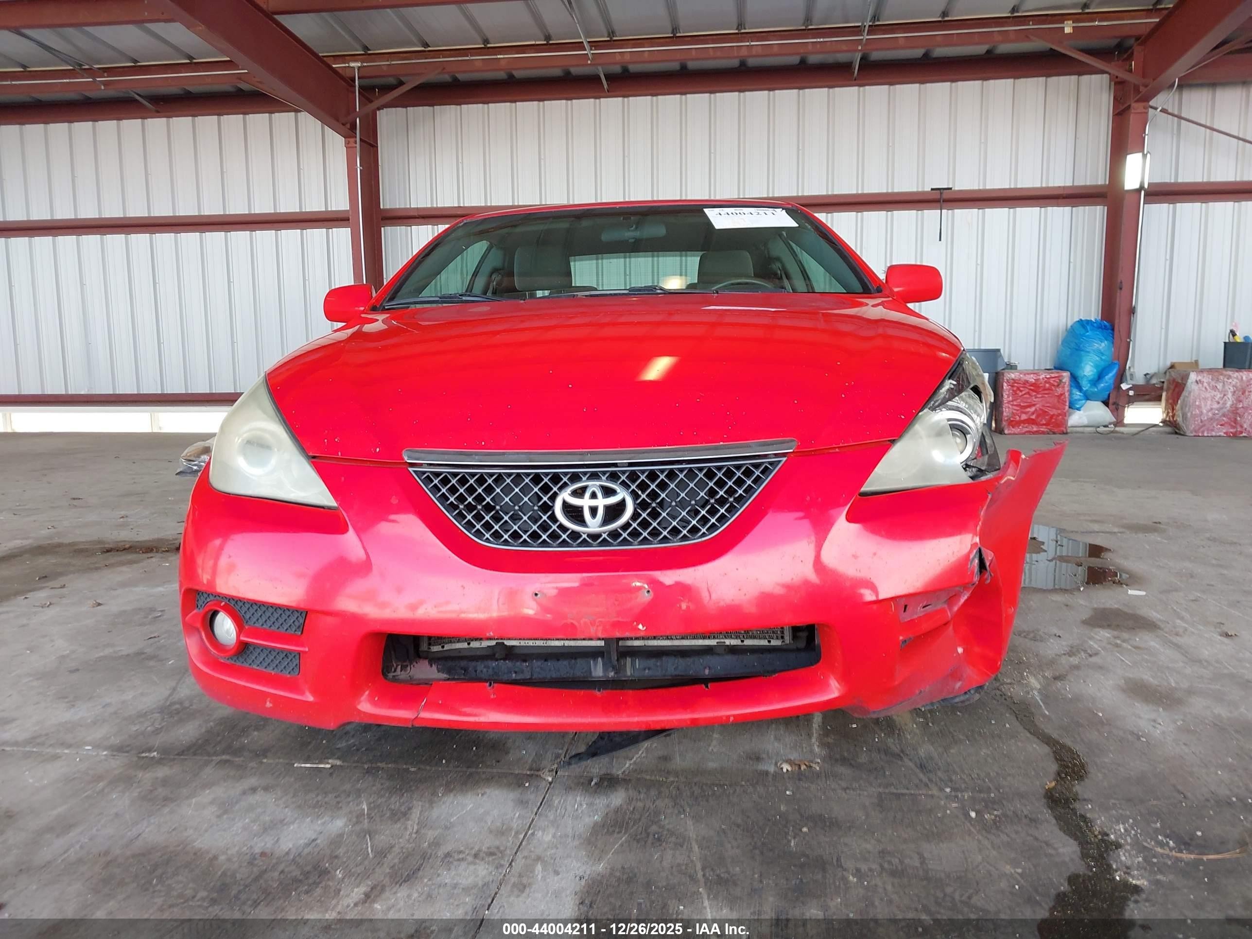 2008 Toyota Camry Solara Se Красный vin: 4T1CE30P08U764654