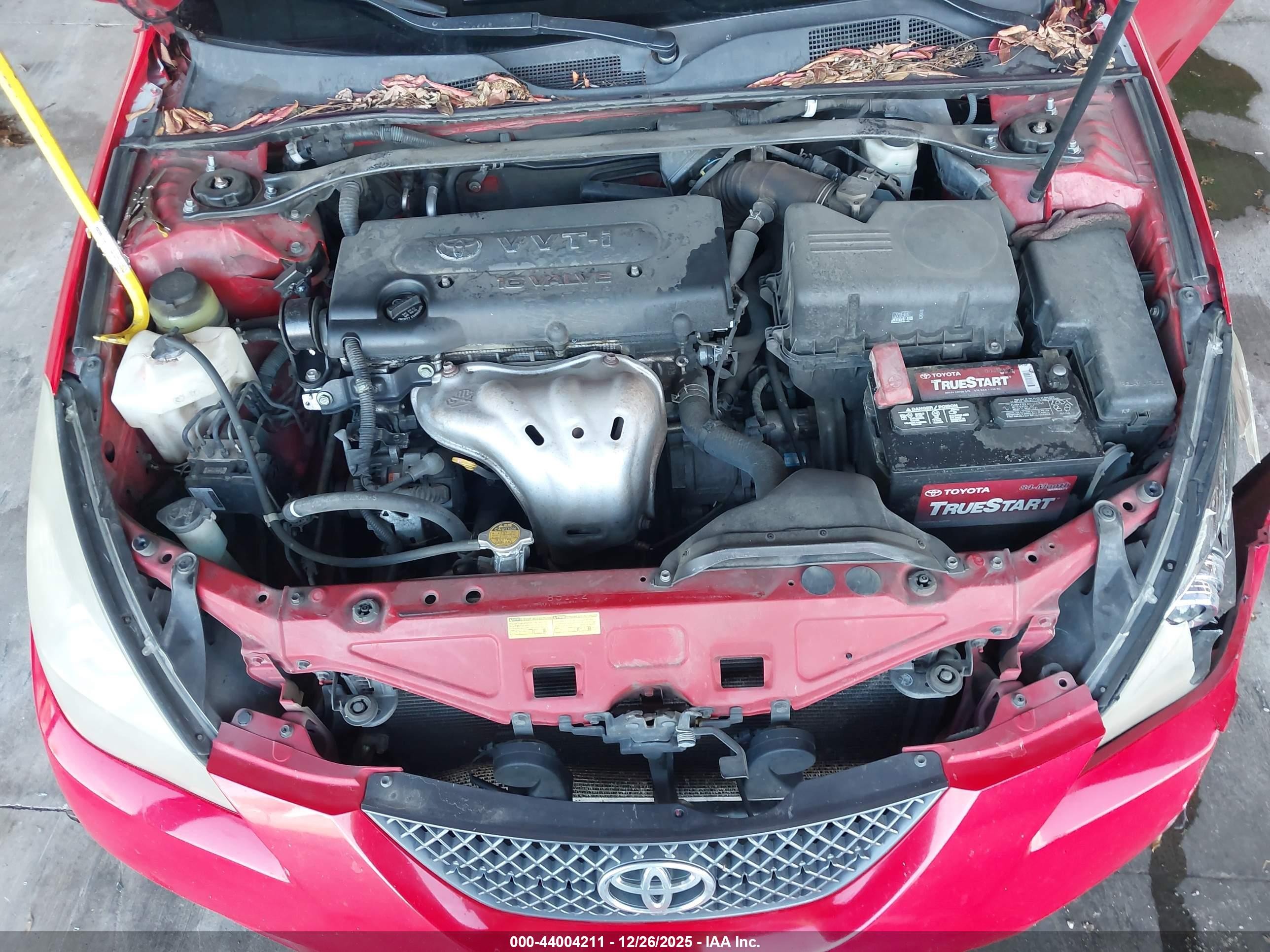2008 Toyota Camry Solara Se Красный vin: 4T1CE30P08U764654