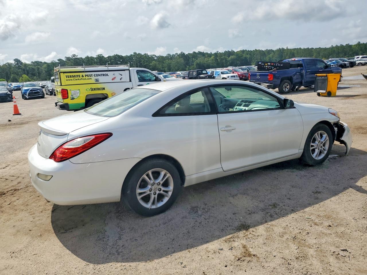 2007 Toyota Camry Solara Se White vin: 4T1CE30P17U755587