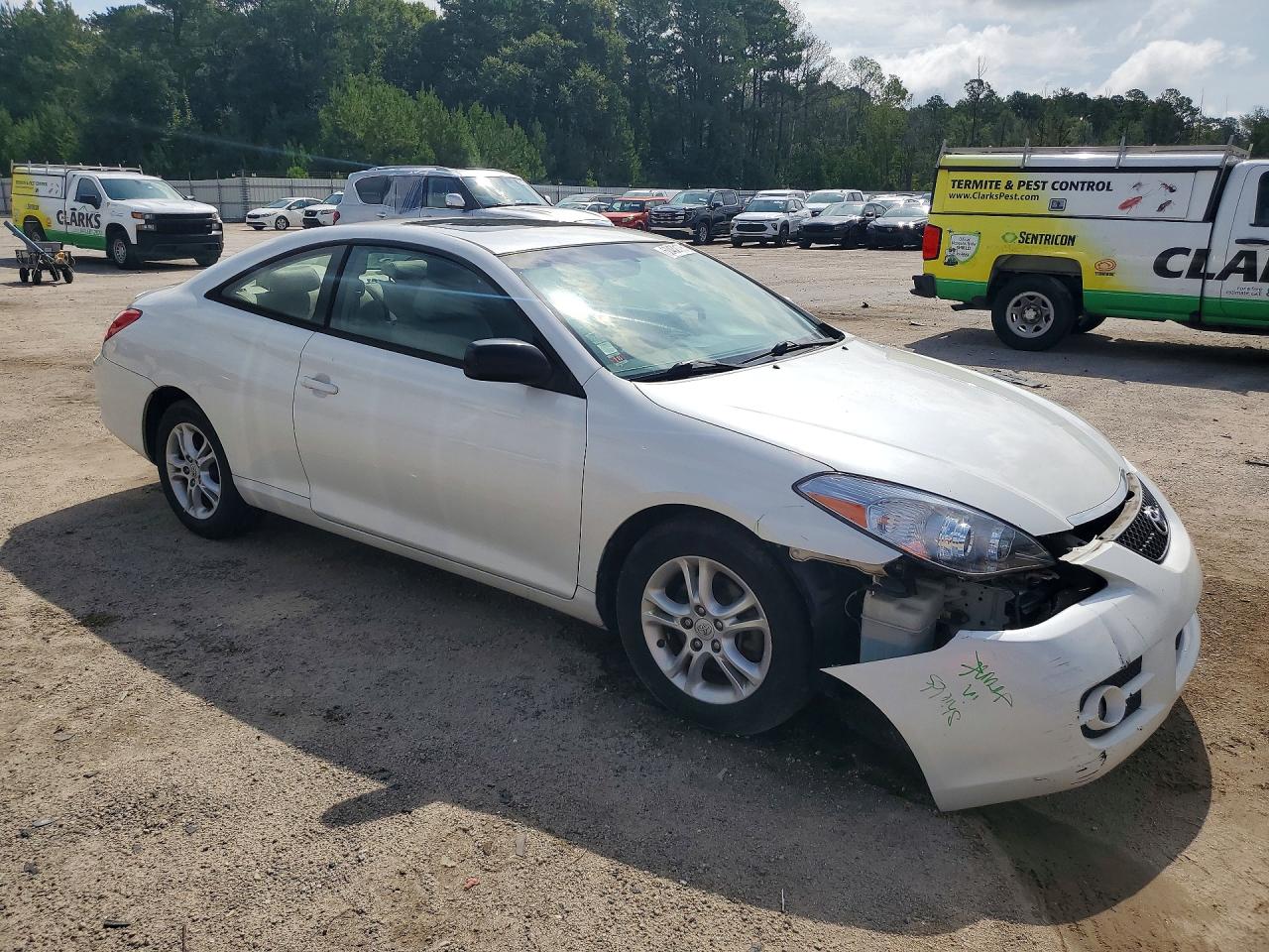2007 Toyota Camry Solara Se White vin: 4T1CE30P17U755587