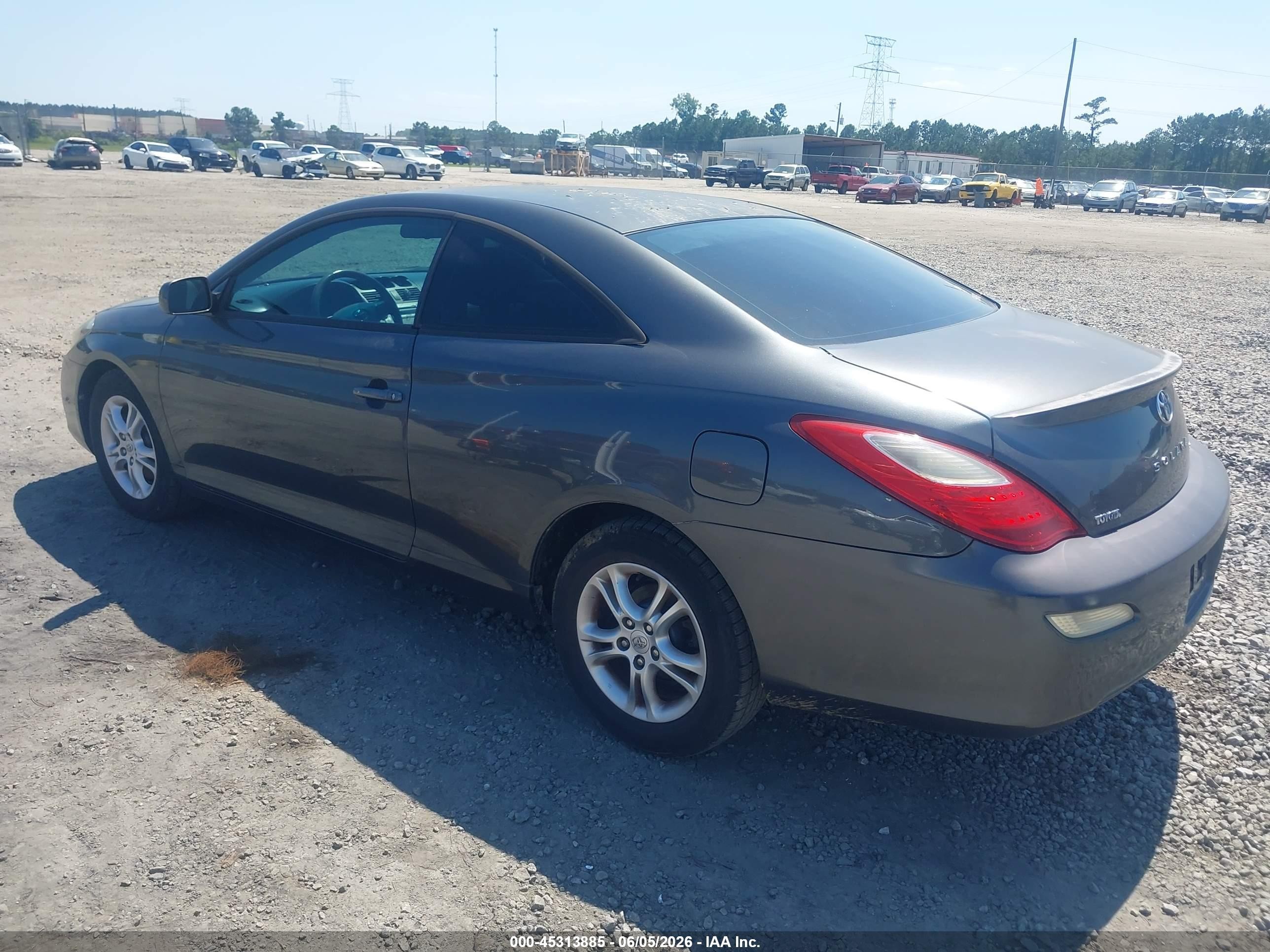 2007 Toyota Camry Solara Se Gray vin: 4T1CE30P17U759221
