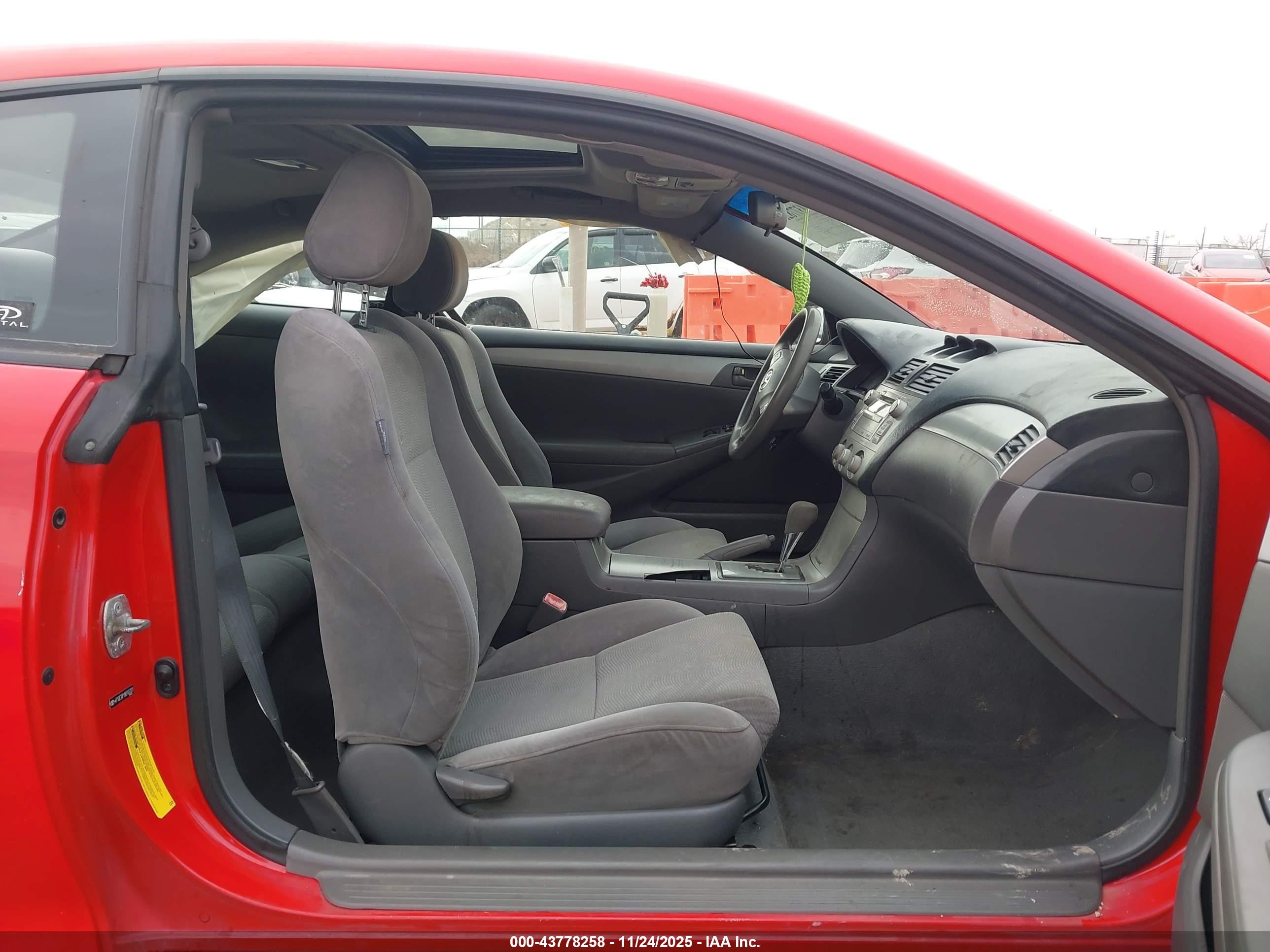 2008 Toyota Camry Solara Se Red vin: 4T1CE30P18U765201