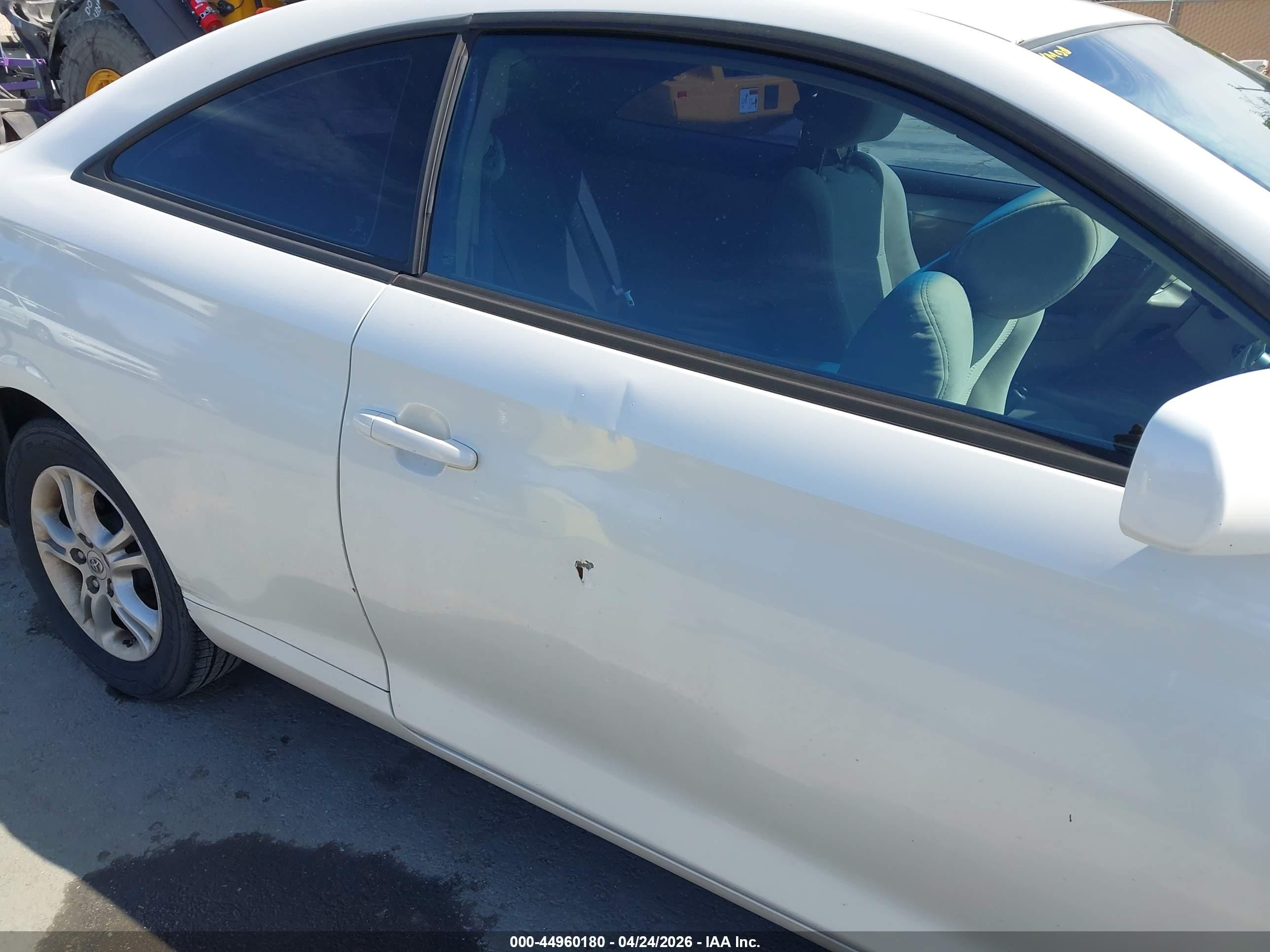 2008 Toyota Camry Solara Se White vin: 4T1CE30P18U766025