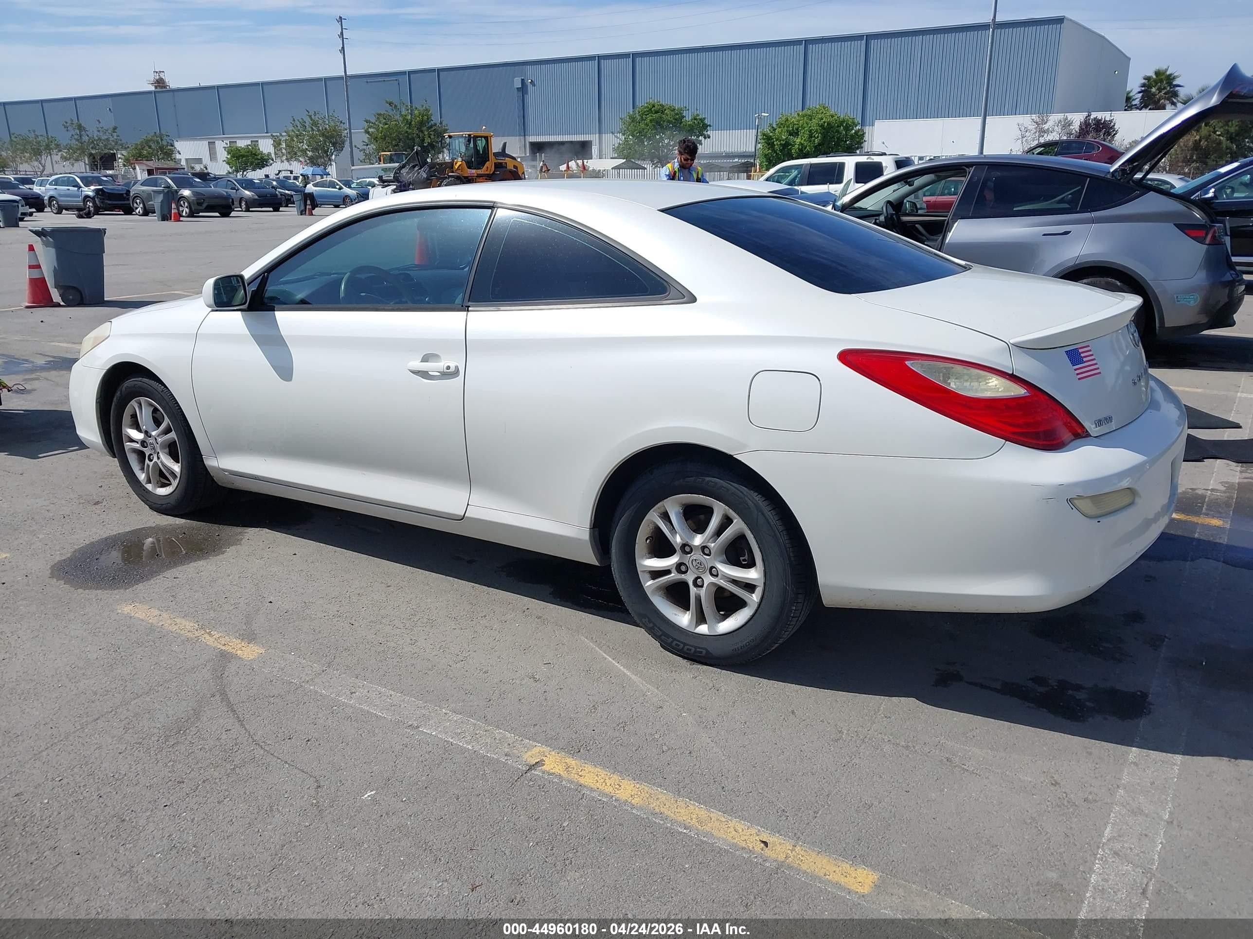 2008 Toyota Camry Solara Se White vin: 4T1CE30P18U766025