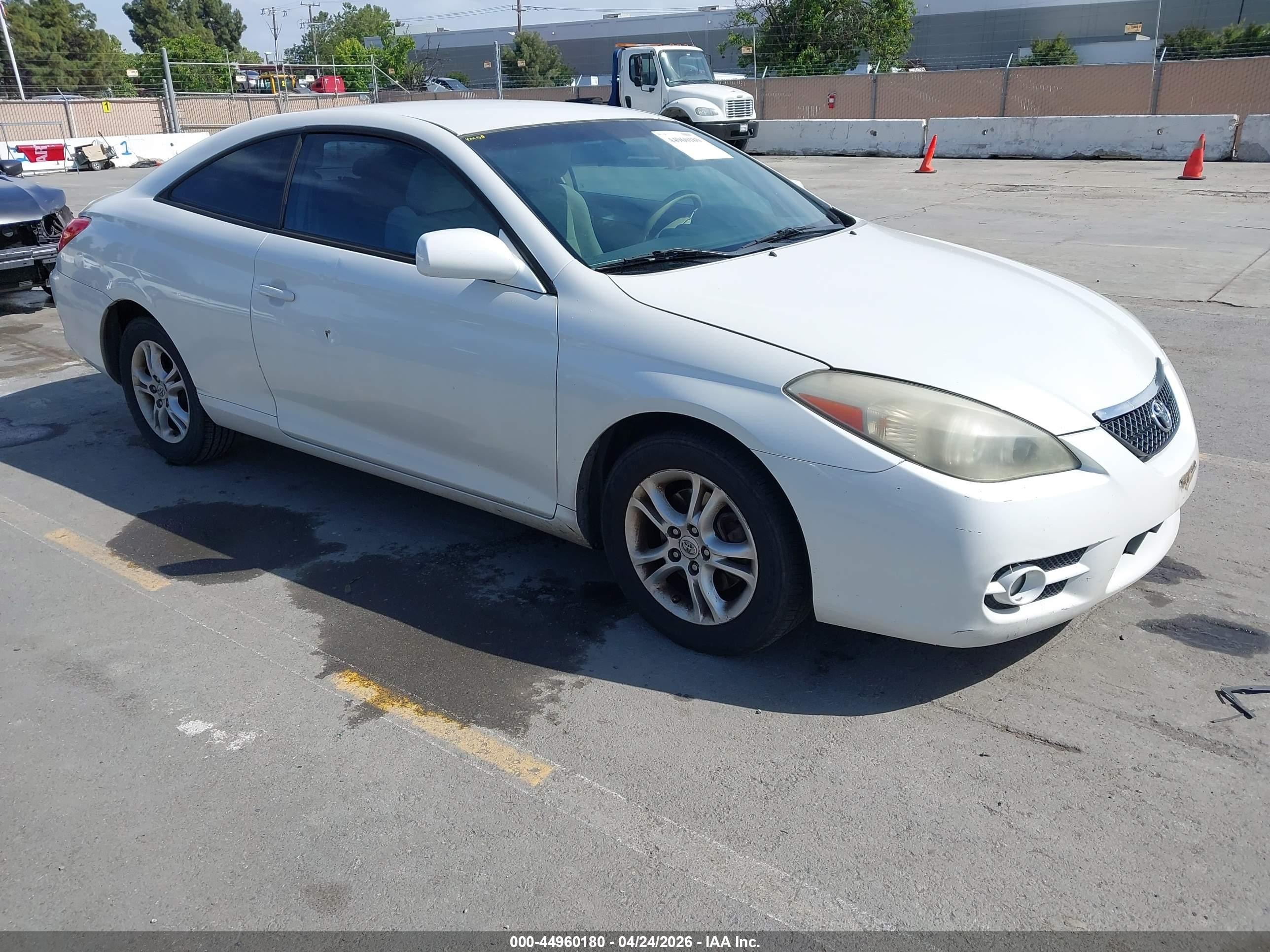 2008 Toyota Camry Solara Se White vin: 4T1CE30P18U766025