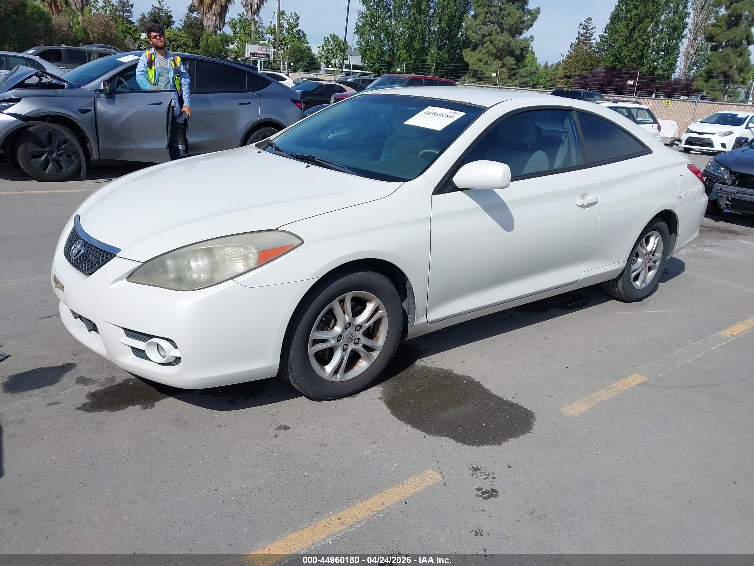 2008 Toyota Camry Solara Se White vin: 4T1CE30P18U766025