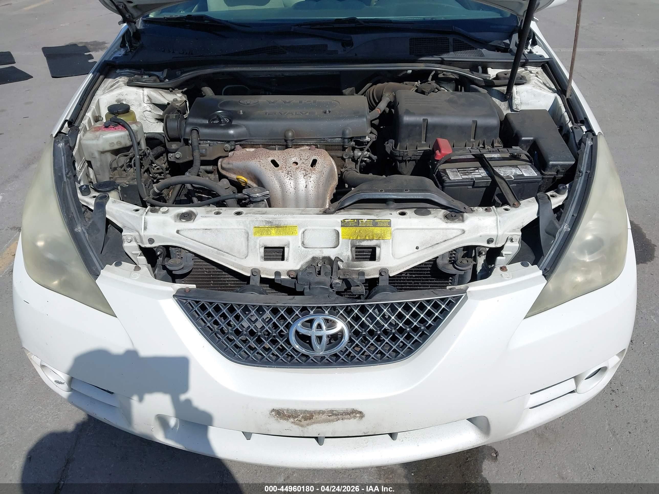 2008 Toyota Camry Solara Se White vin: 4T1CE30P18U766025