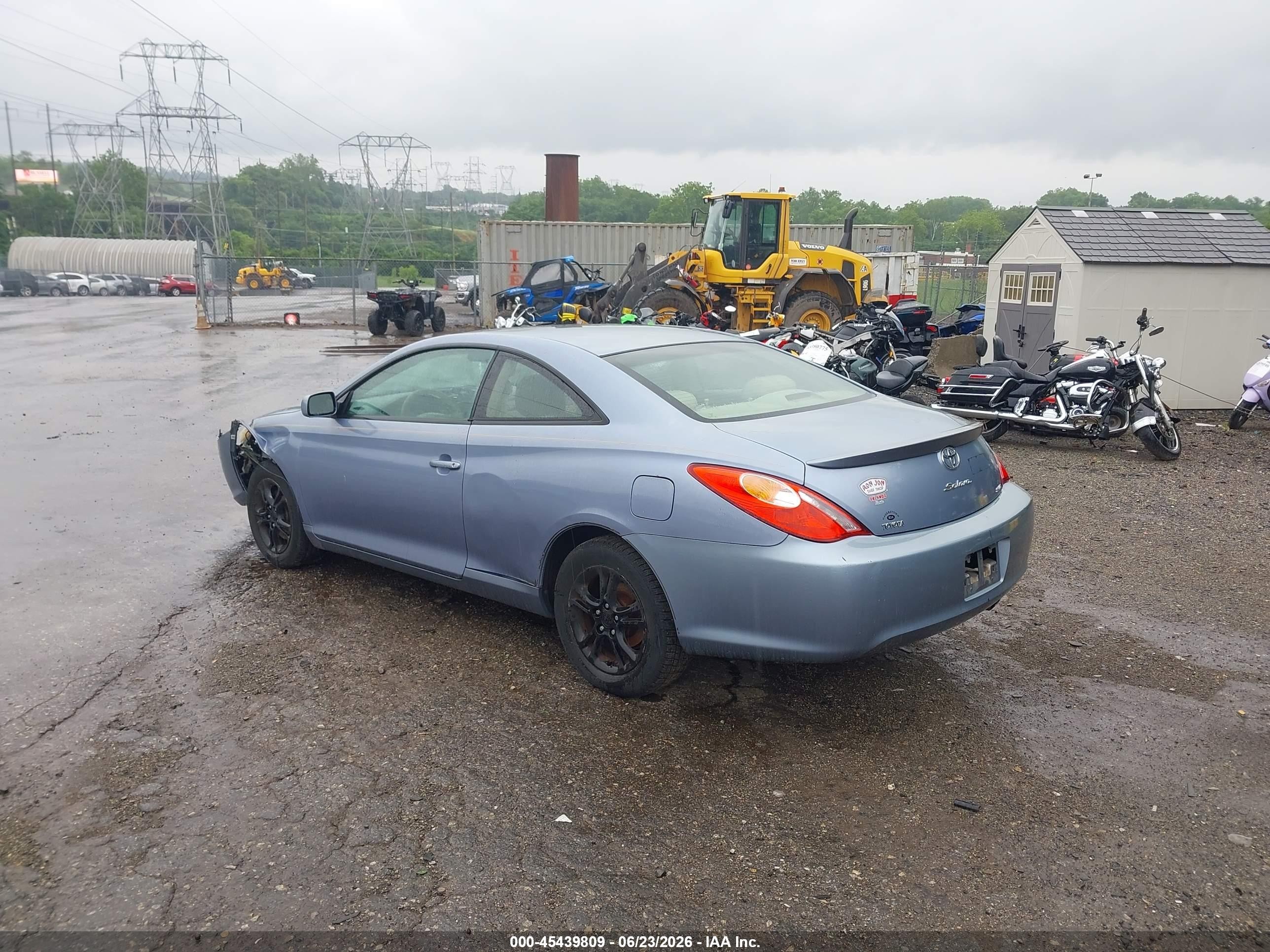2004 Toyota Camry Solara Sle Light Blue vin: 4T1CE30P24U855306