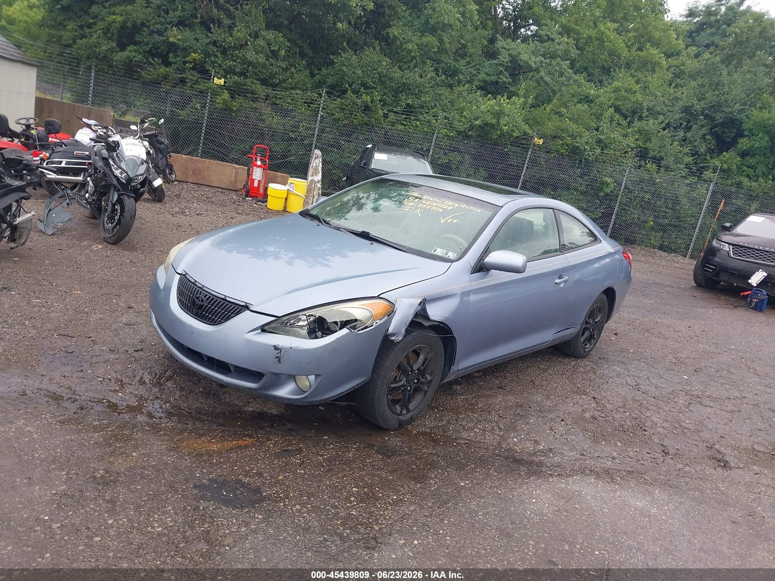 2004 Toyota Camry Solara Sle Light Blue vin: 4T1CE30P24U855306