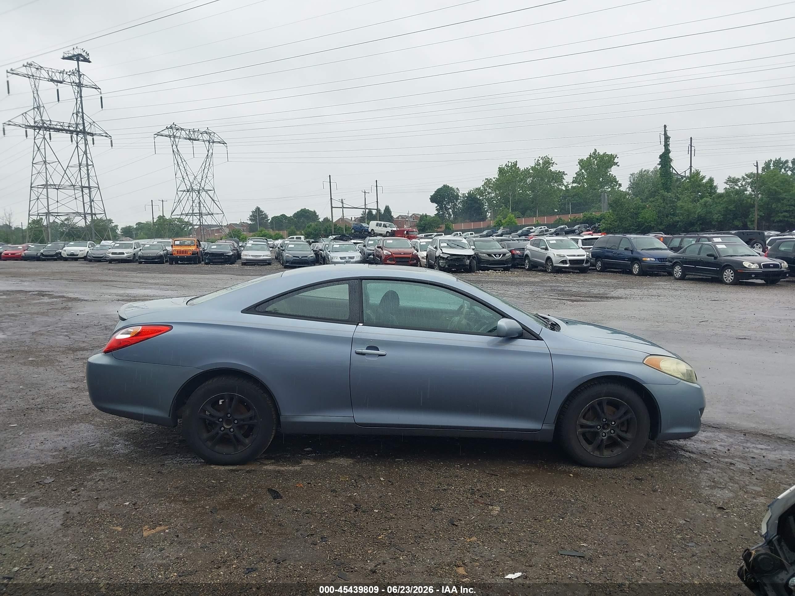 2004 Toyota Camry Solara Sle Light Blue vin: 4T1CE30P24U855306