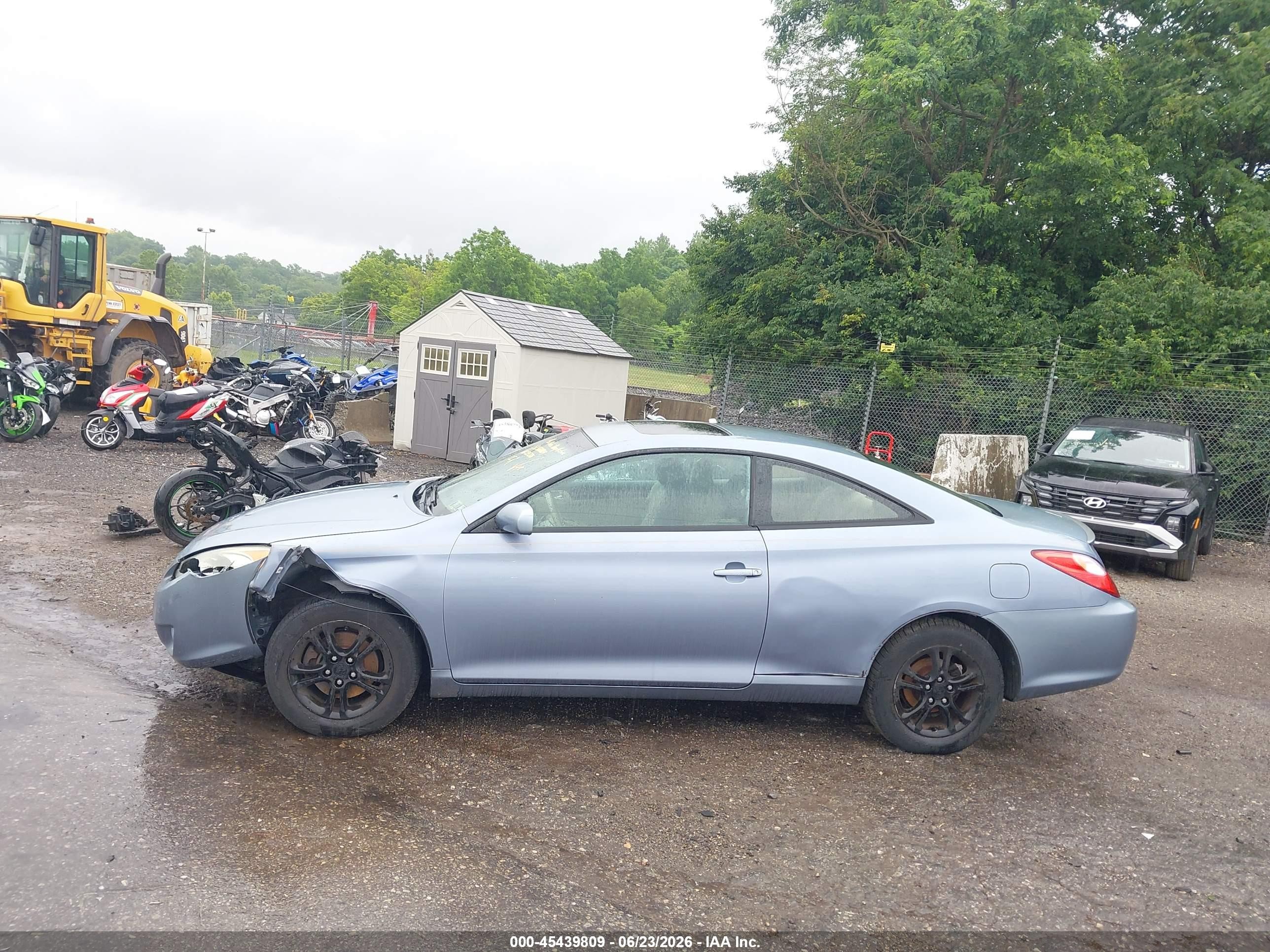 2004 Toyota Camry Solara Sle Light Blue vin: 4T1CE30P24U855306