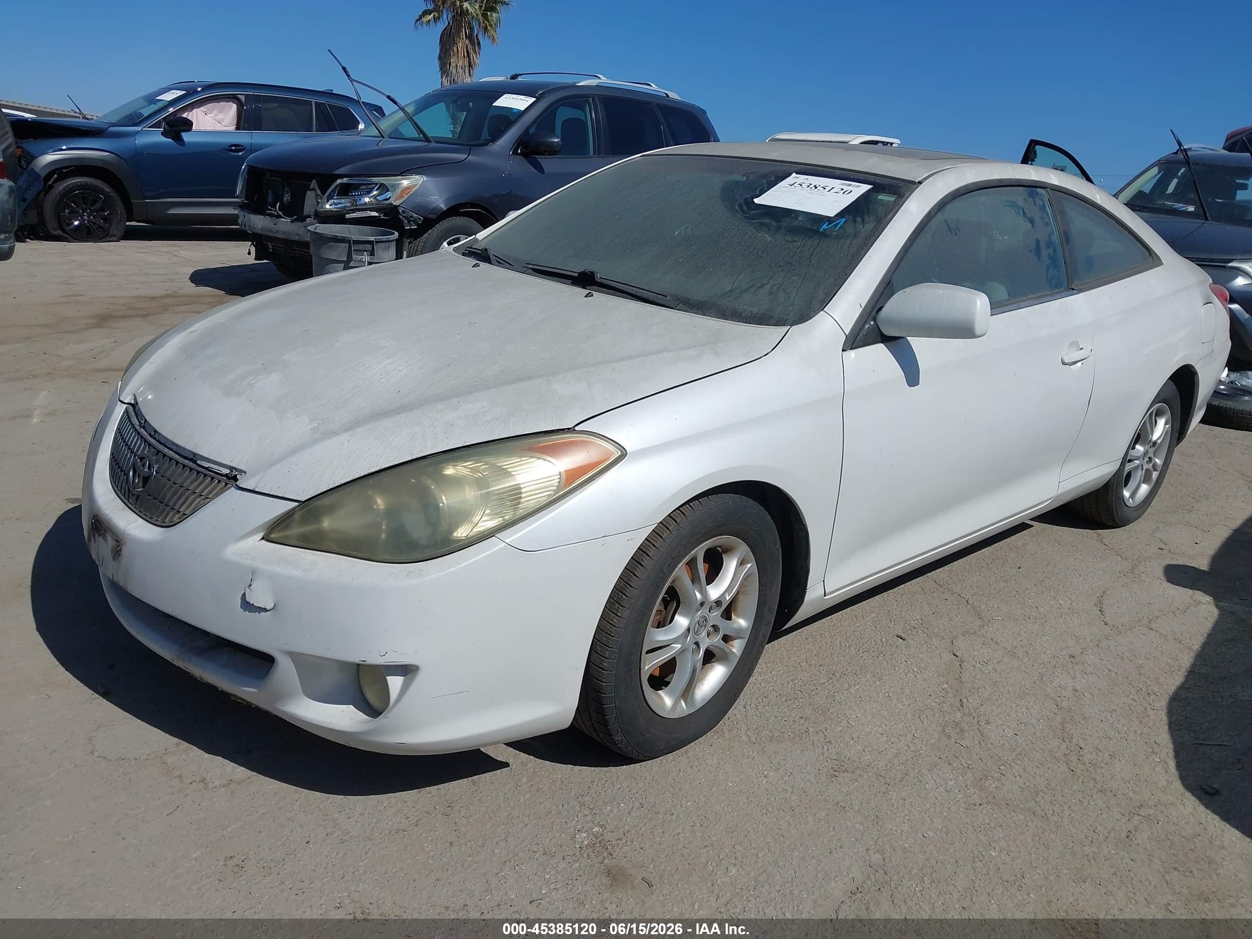 2006 Toyota Camry Solara Sle White vin: 4T1CE30P26U674192