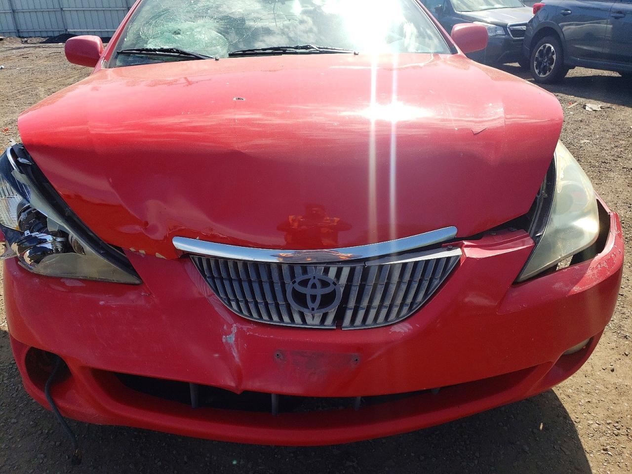 2007 Toyota Camry Solara Se Red vin: 4T1CE30P27U753766