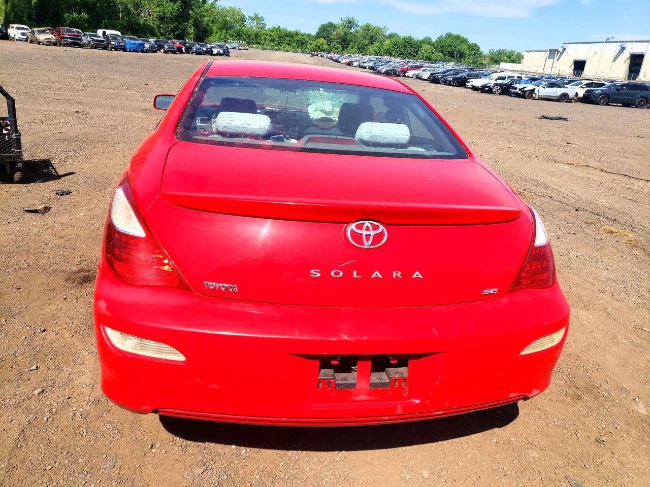2007 Toyota Camry Solara Se Red vin: 4T1CE30P27U753766