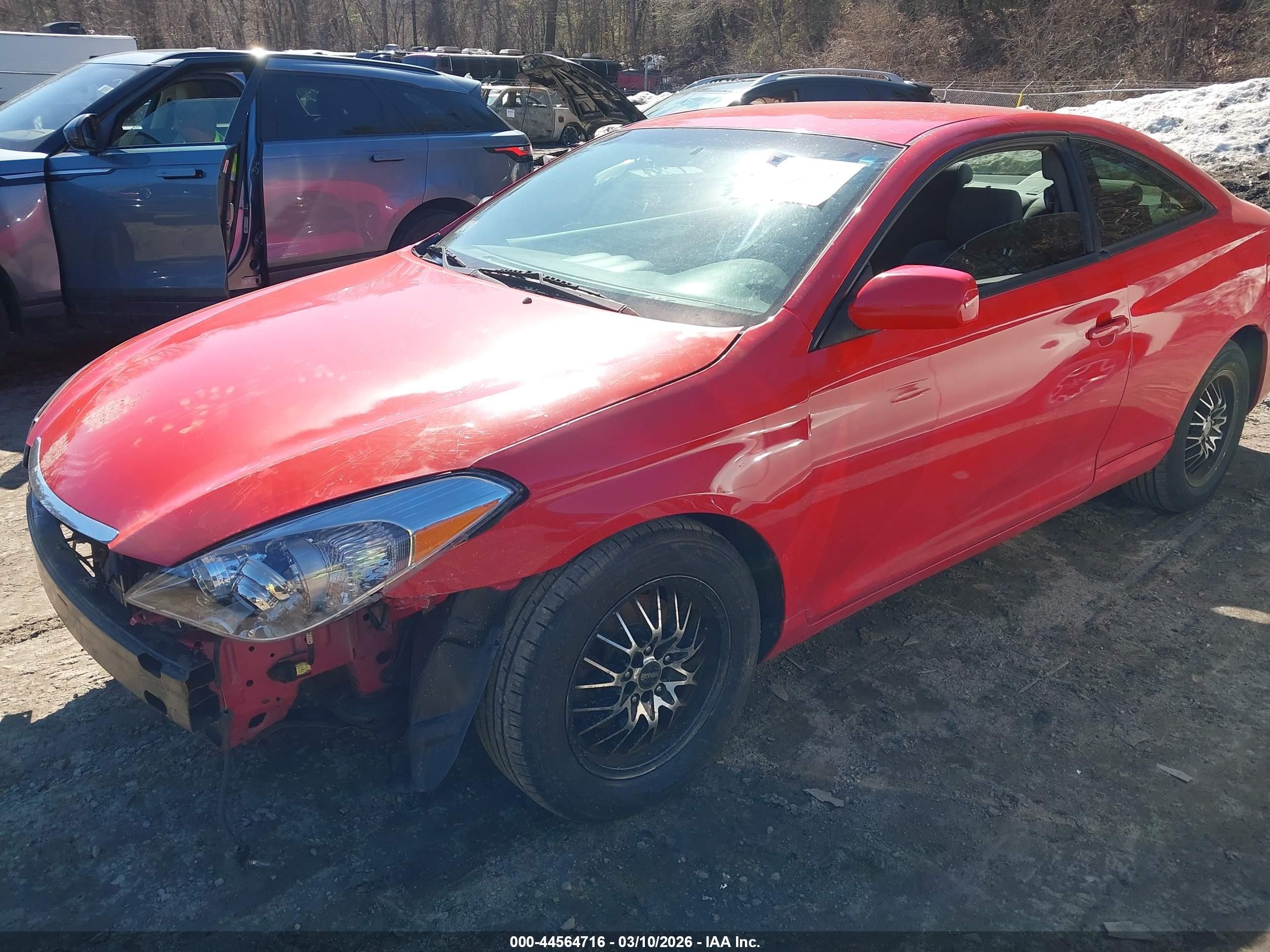 2007 Toyota Camry Solara Se Красный vin: 4T1CE30P27U760913