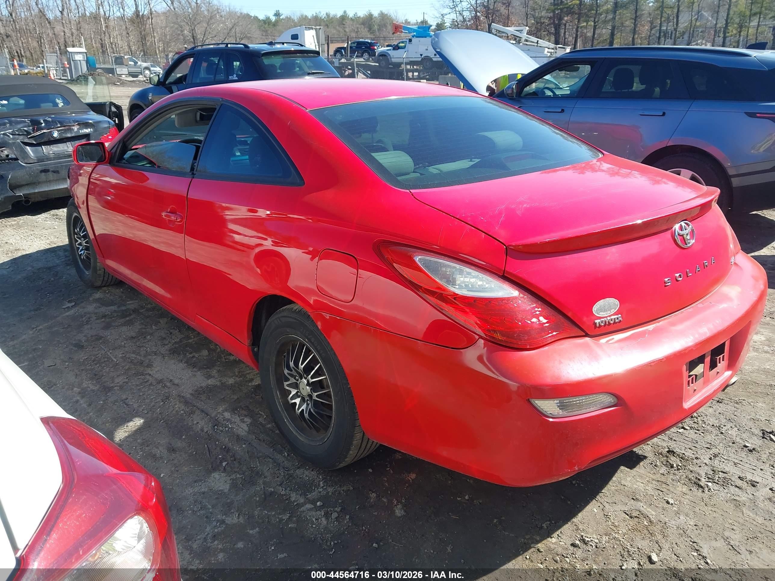 2007 Toyota Camry Solara Se Красный vin: 4T1CE30P27U760913
