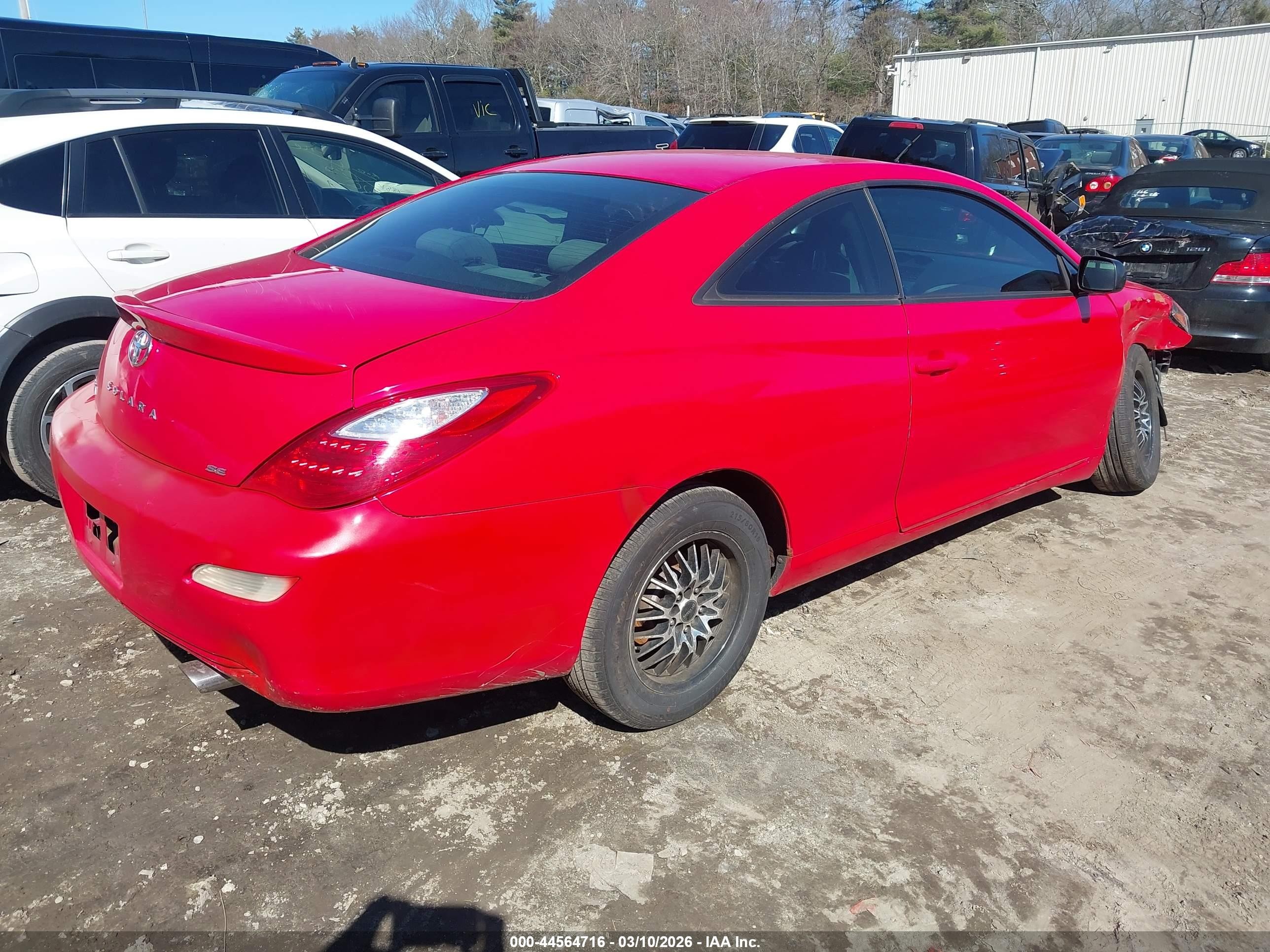 2007 Toyota Camry Solara Se Красный vin: 4T1CE30P27U760913