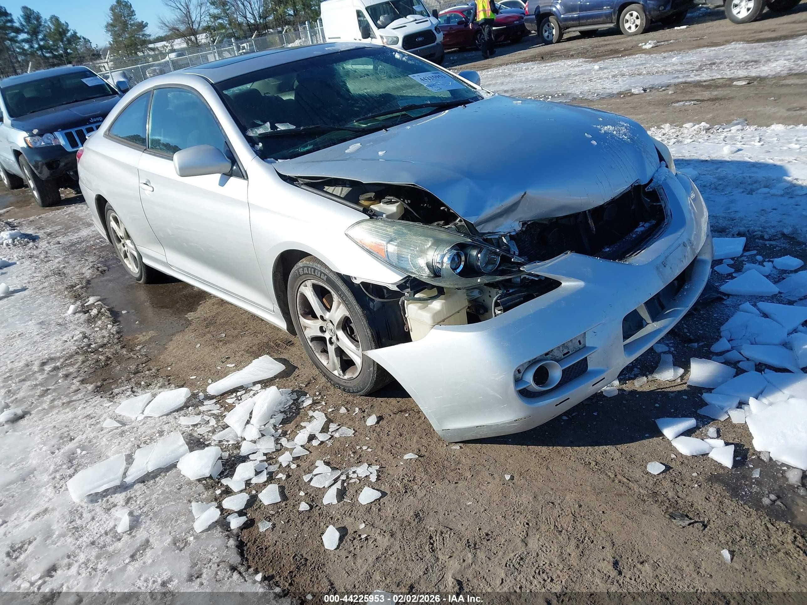 2008 Toyota Camry Solara Sport Серебряный vin: 4T1CE30P28U762033