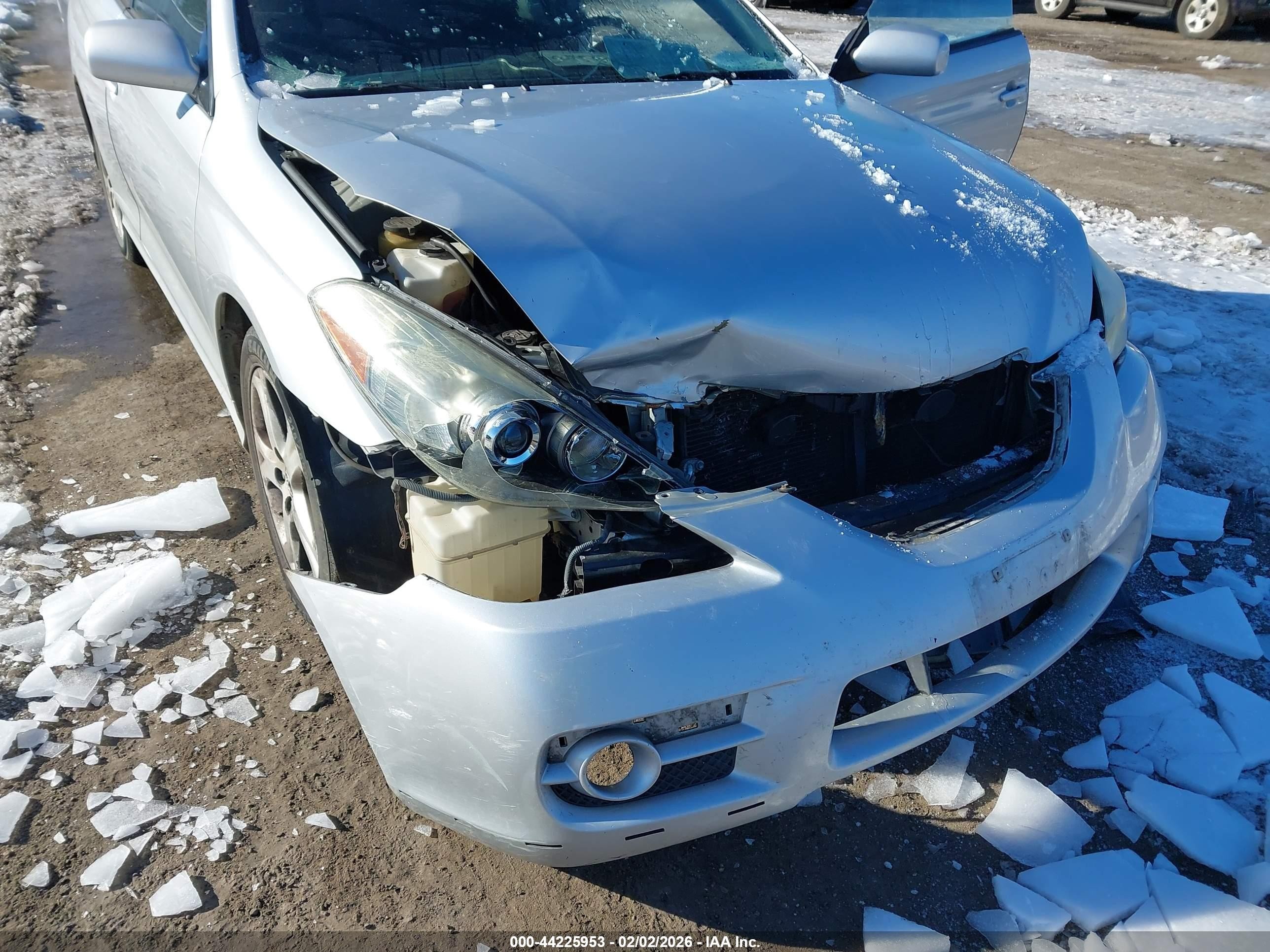 2008 Toyota Camry Solara Sport Серебряный vin: 4T1CE30P28U762033
