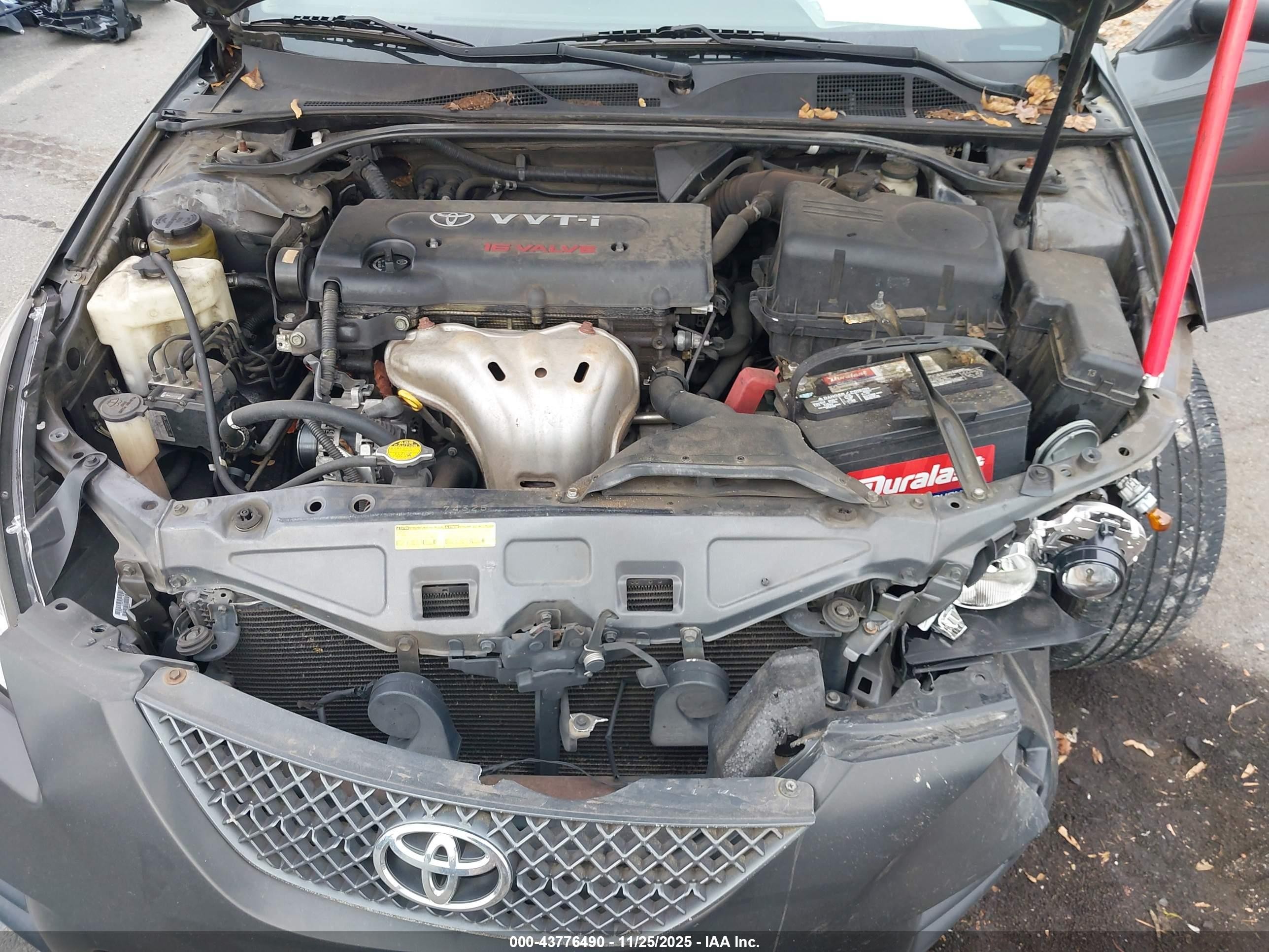 2008 Toyota Camry Solara Se Gray vin: 4T1CE30P28U762582