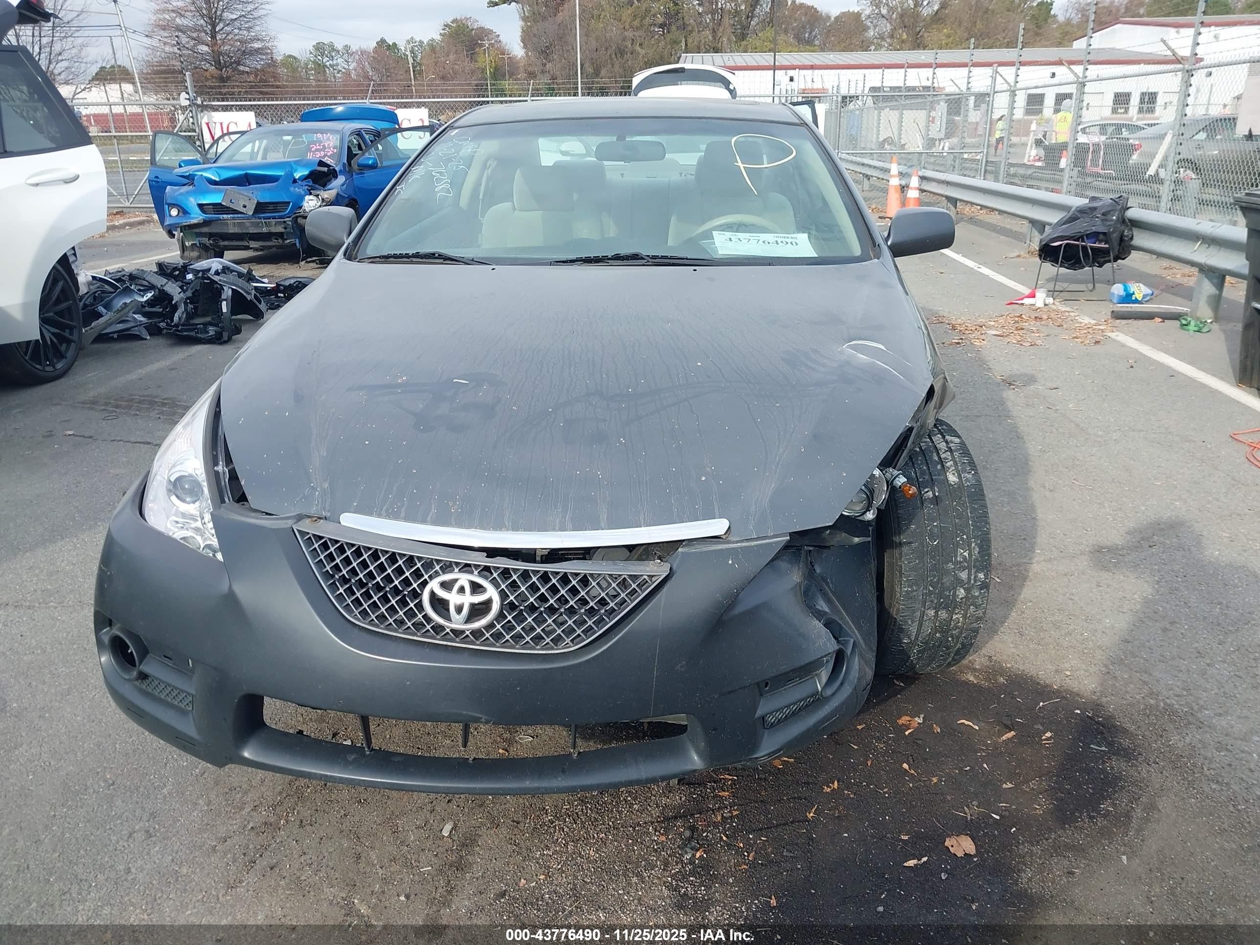 2008 Toyota Camry Solara Se Gray vin: 4T1CE30P28U762582