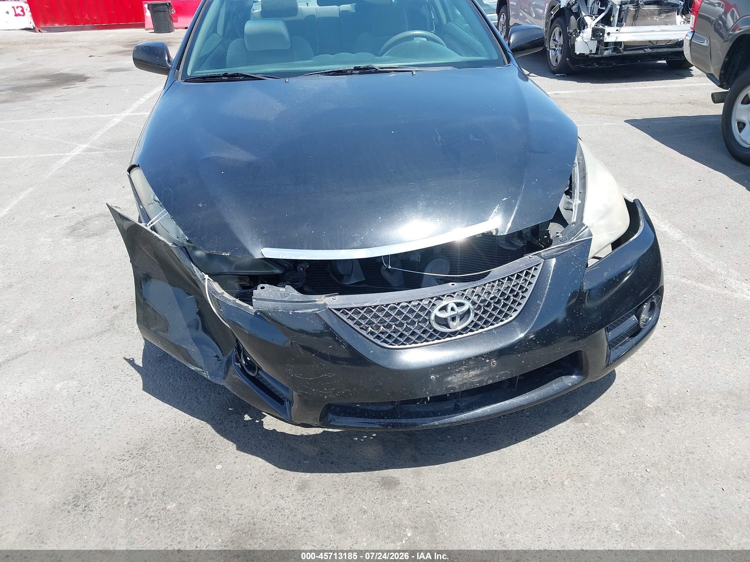 2008 Toyota Camry Solara Se Black vin: 4T1CE30P28U765773