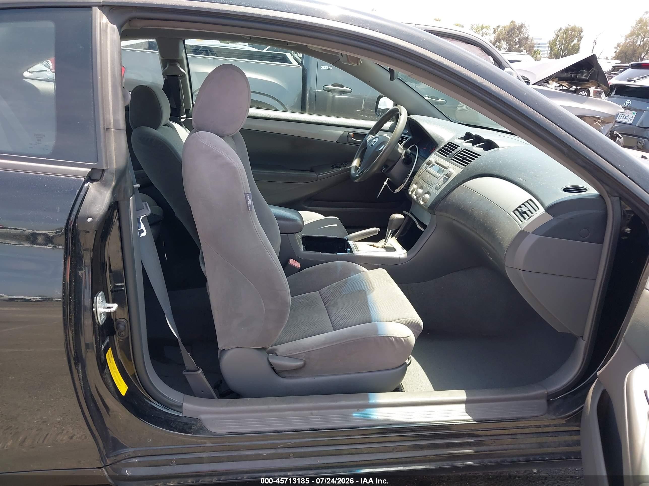 2008 Toyota Camry Solara Se Black vin: 4T1CE30P28U765773