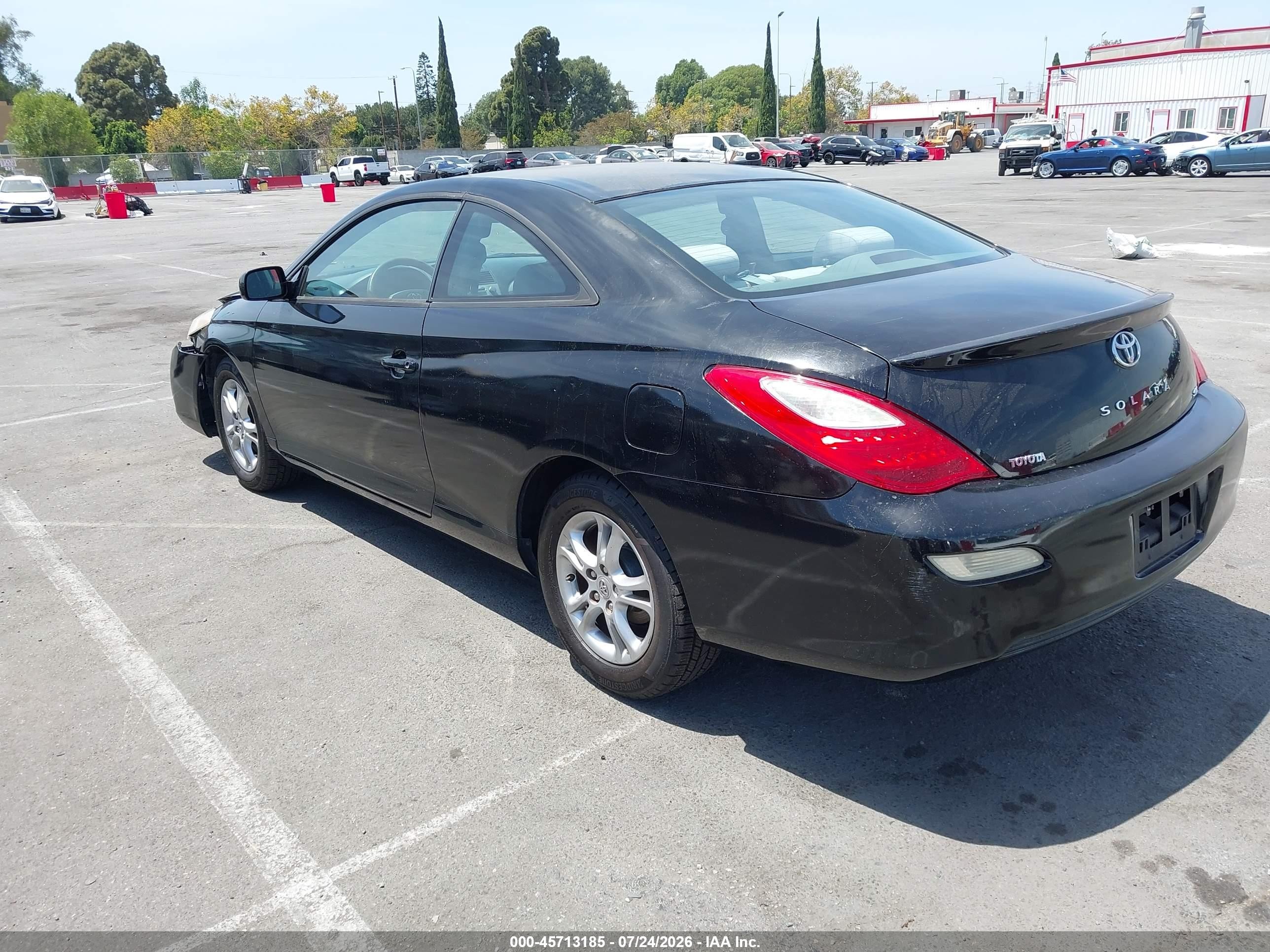 2008 Toyota Camry Solara Se Black vin: 4T1CE30P28U765773