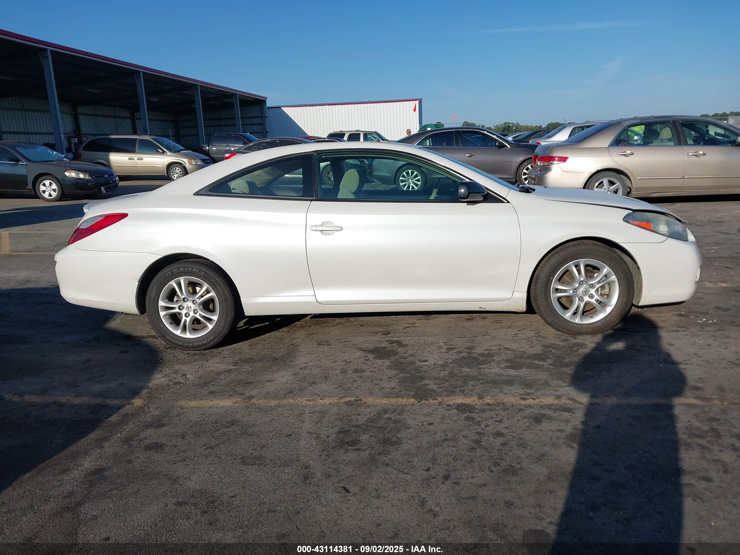 2008 Toyota Camry Solara Se White vin: 4T1CE30P28U766406