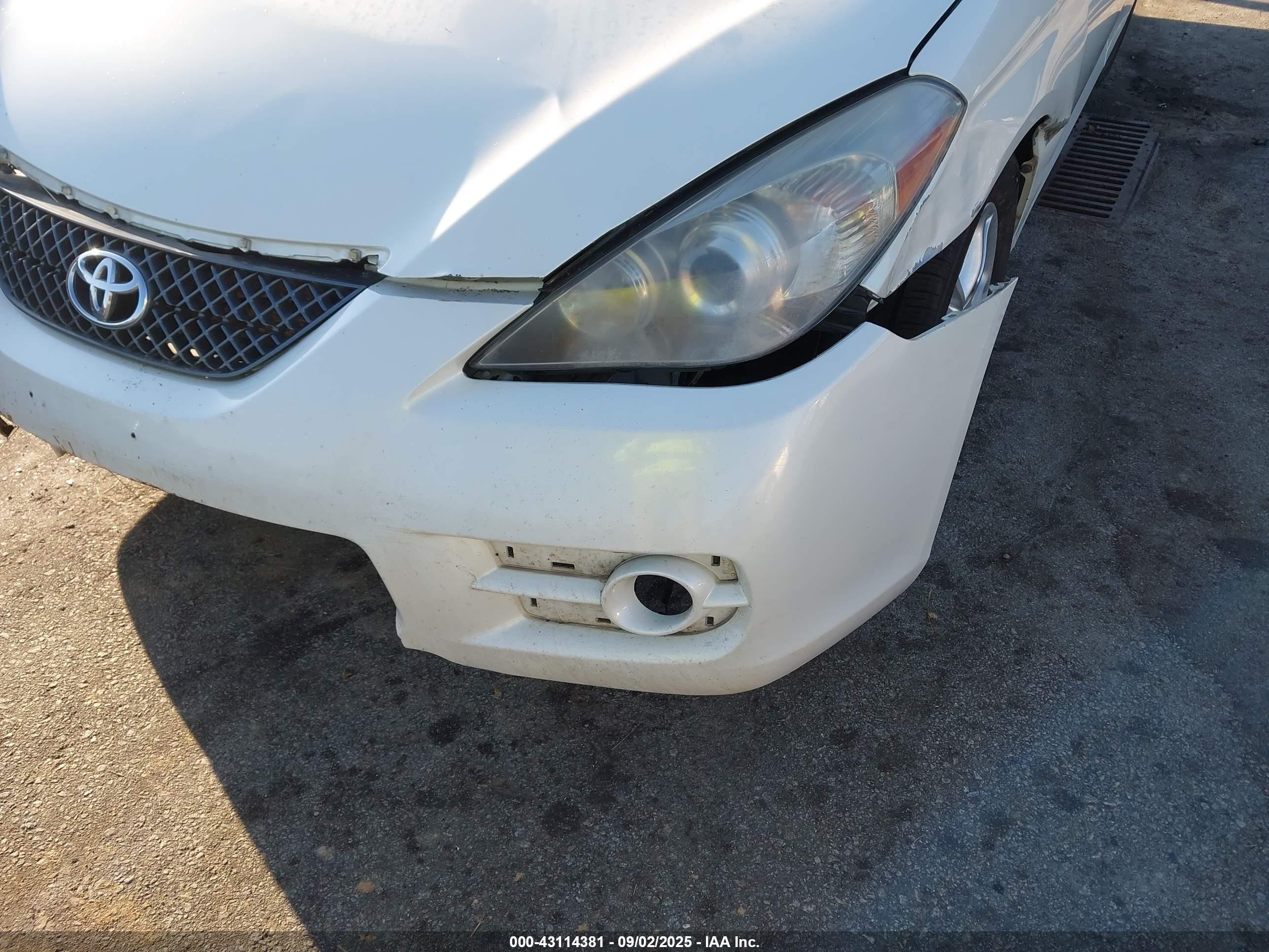 2008 Toyota Camry Solara Se White vin: 4T1CE30P28U766406