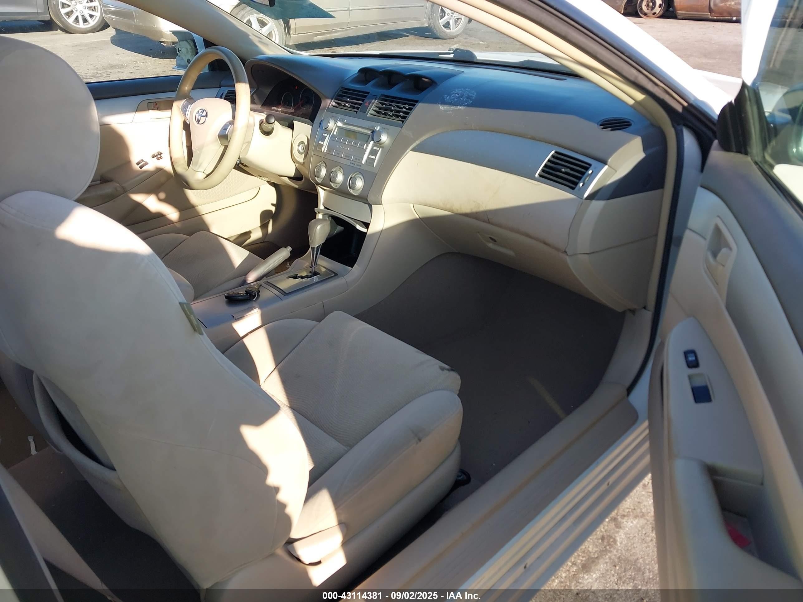 2008 Toyota Camry Solara Se White vin: 4T1CE30P28U766406