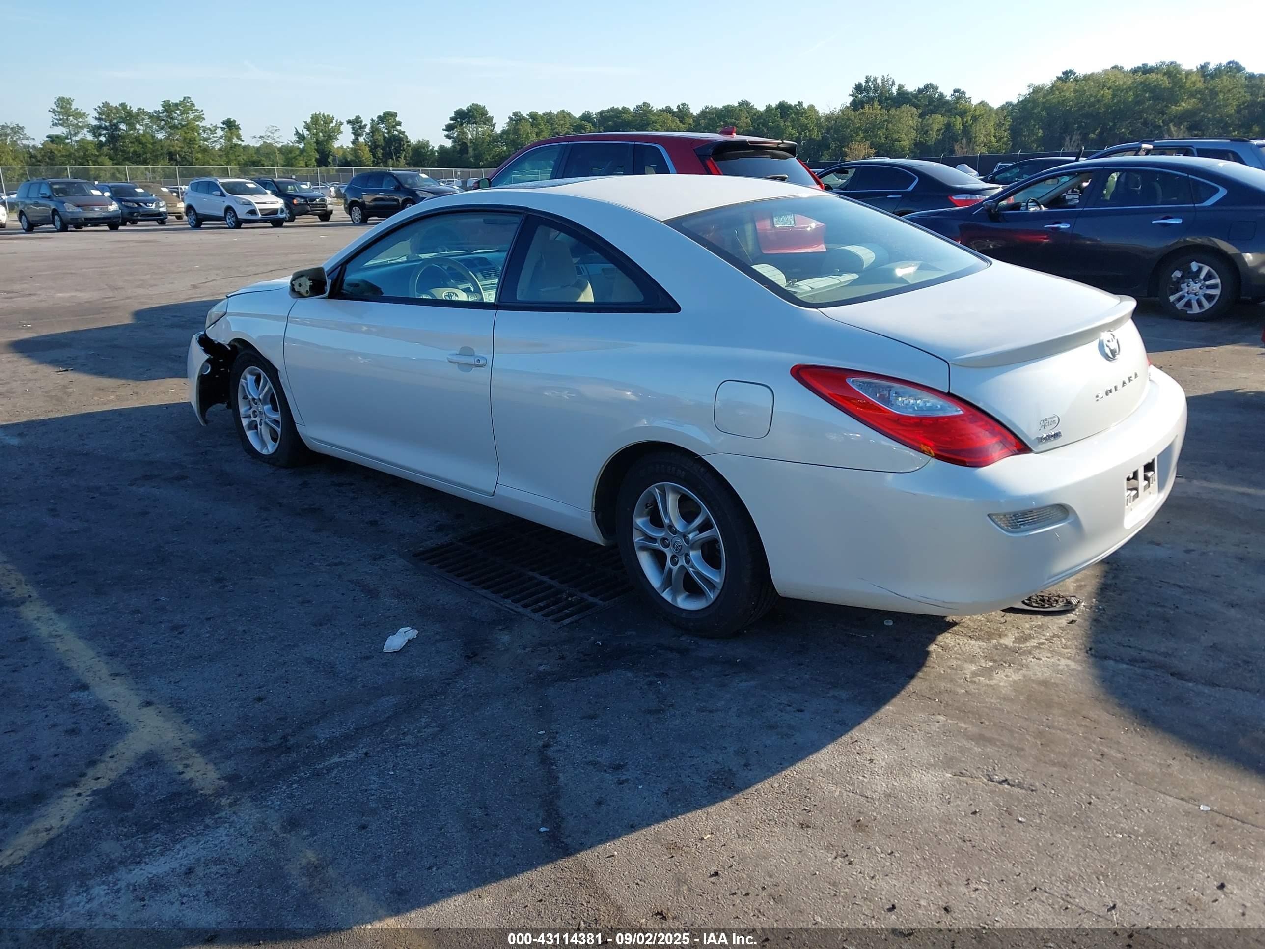 2008 Toyota Camry Solara Se White vin: 4T1CE30P28U766406