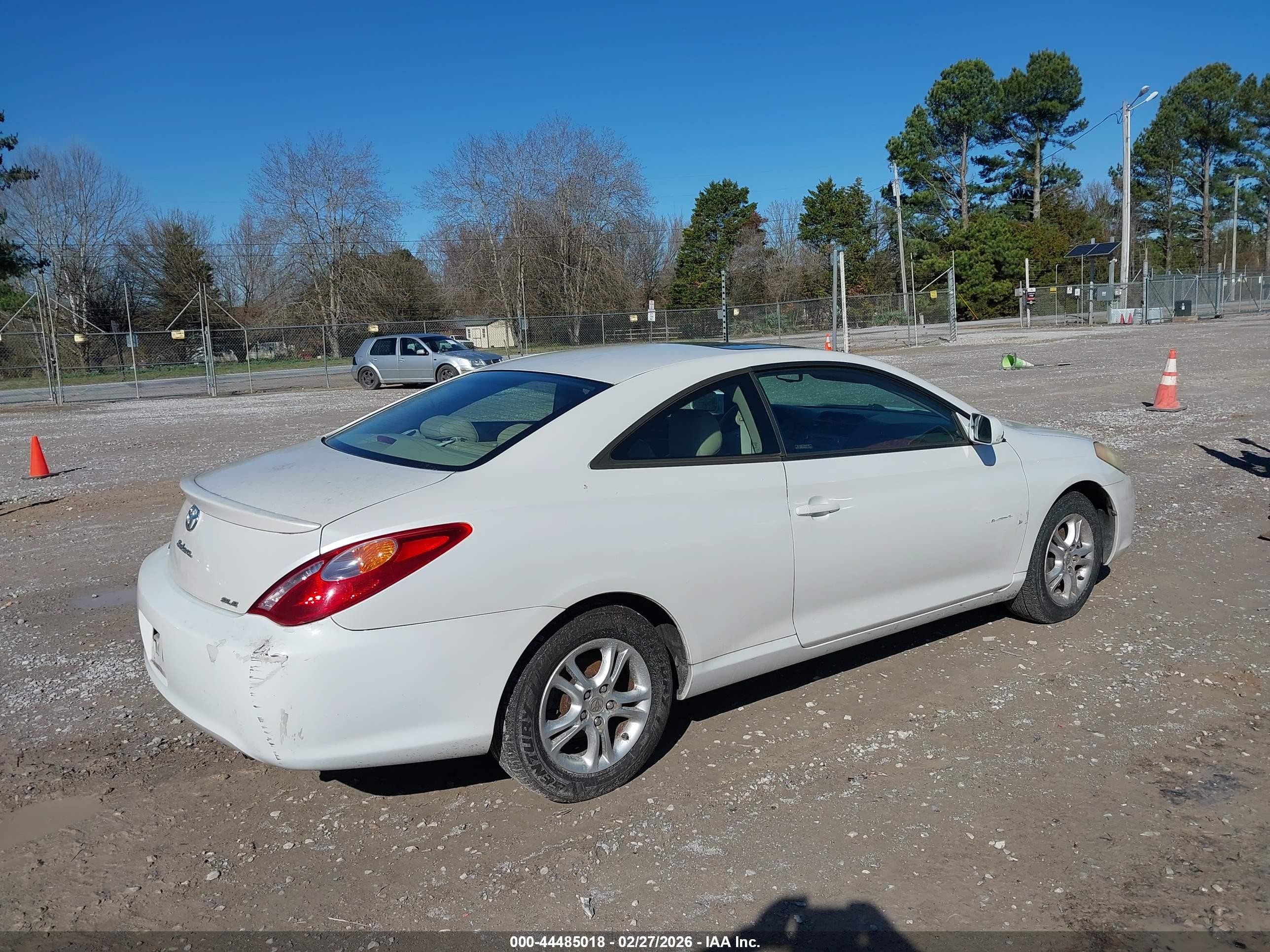 2006 Toyota Camry Solara Sle Белый vin: 4T1CE30P46U752617