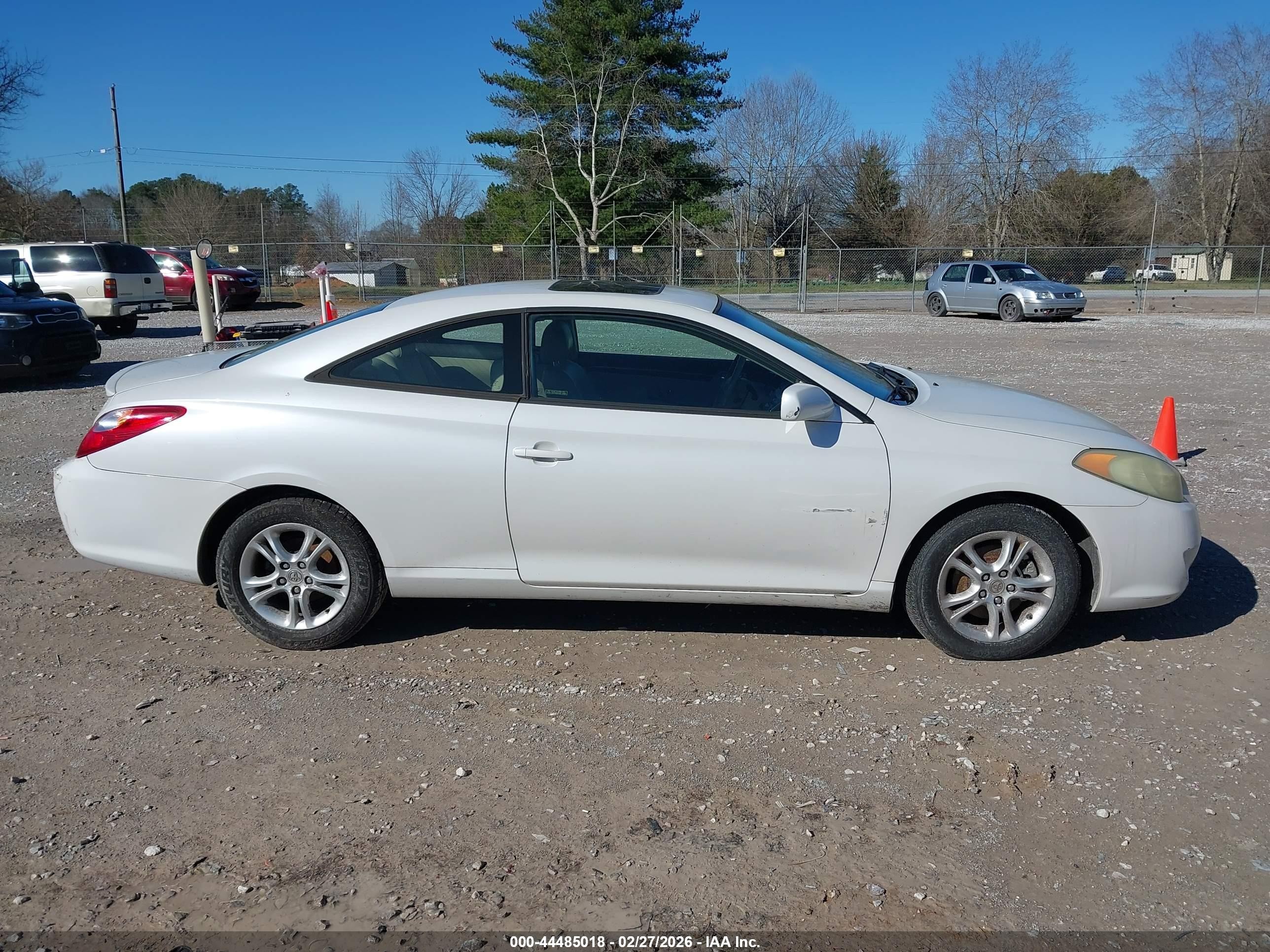 2006 Toyota Camry Solara Sle Белый vin: 4T1CE30P46U752617