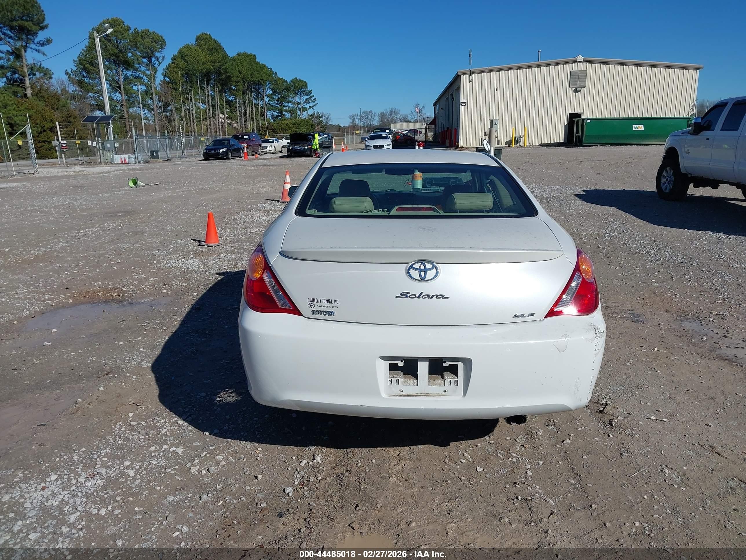 2006 Toyota Camry Solara Sle Белый vin: 4T1CE30P46U752617