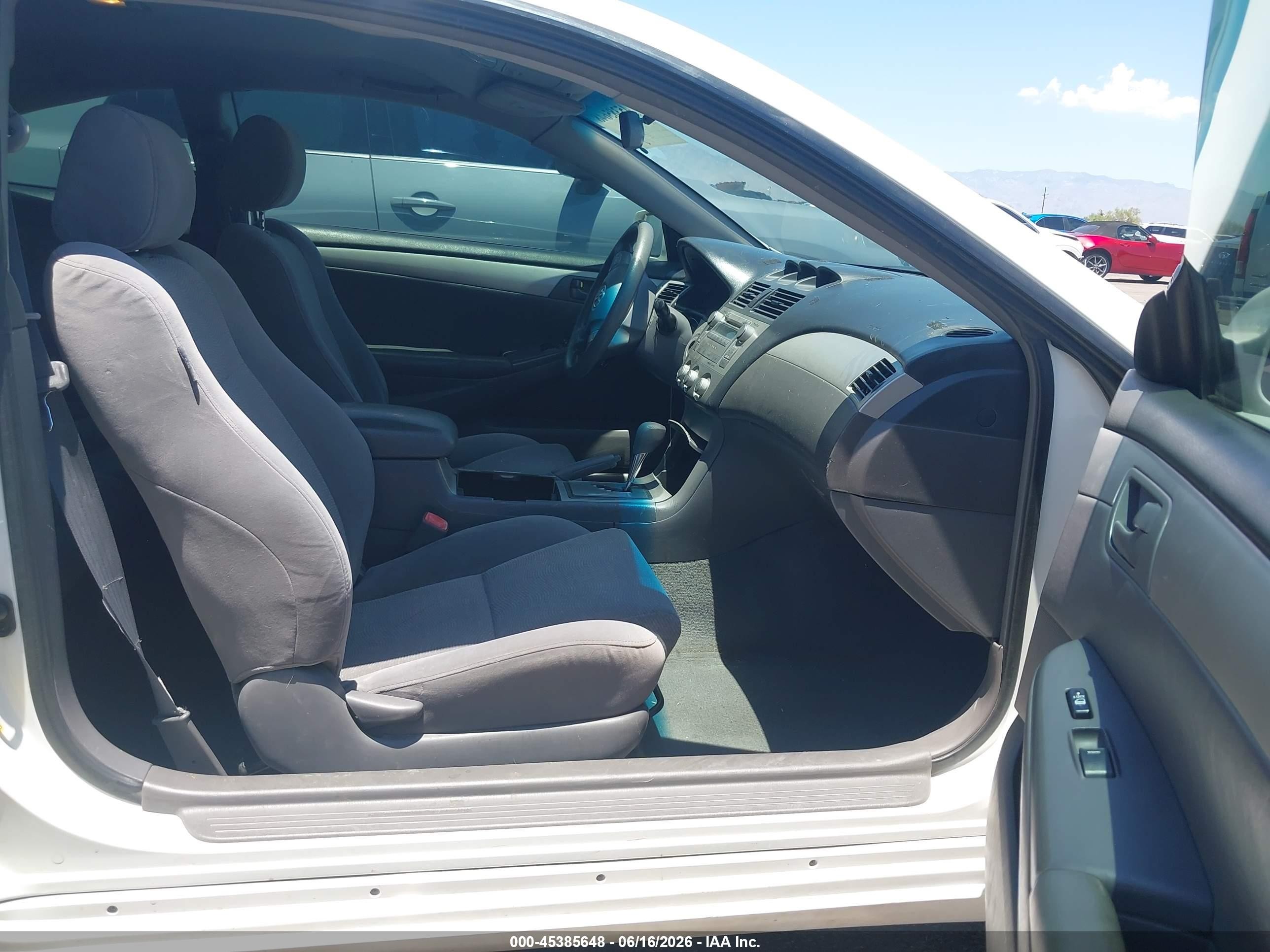 2007 Toyota Camry Solara Se White vin: 4T1CE30P47U755714