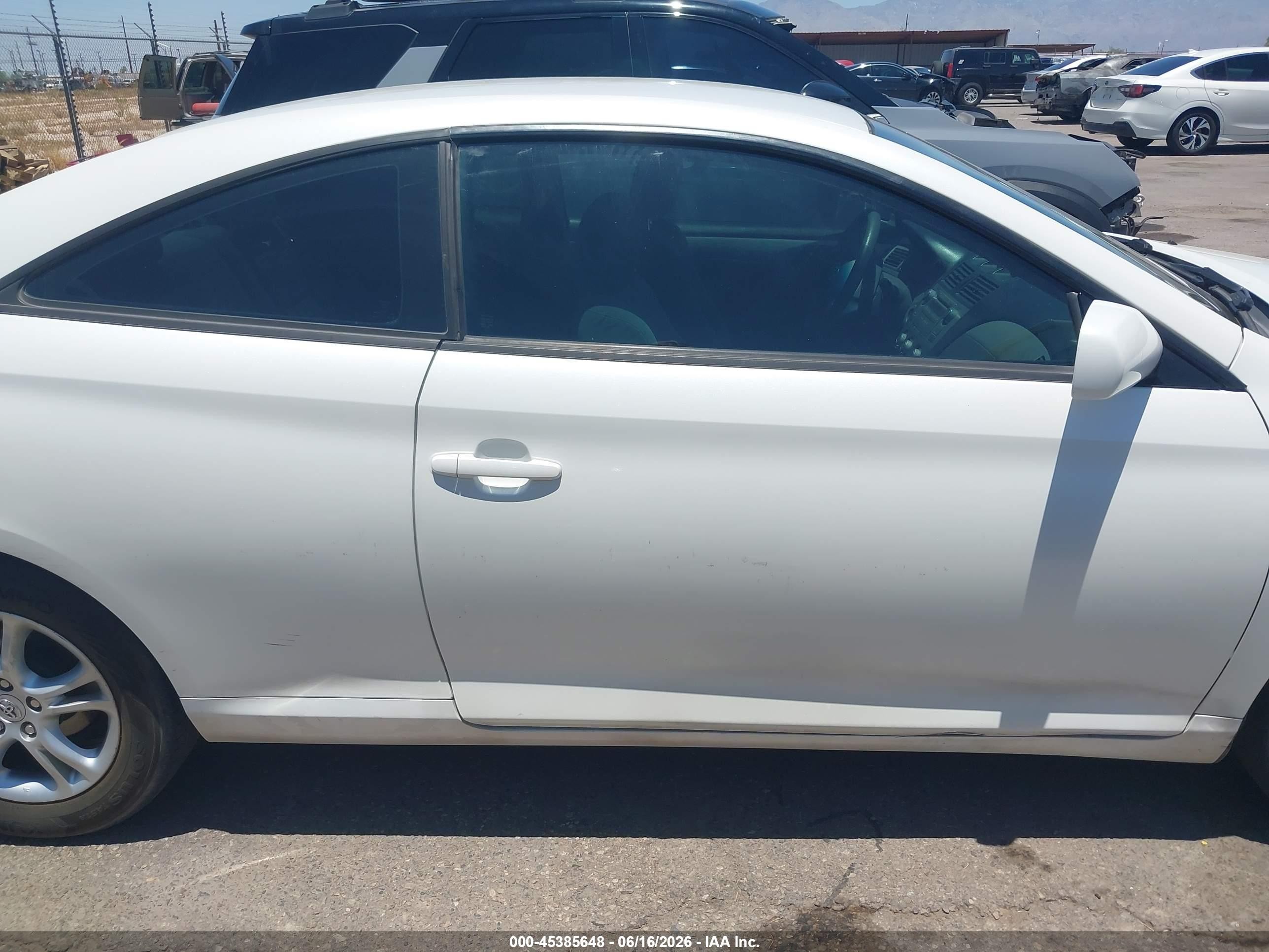 2007 Toyota Camry Solara Se White vin: 4T1CE30P47U755714