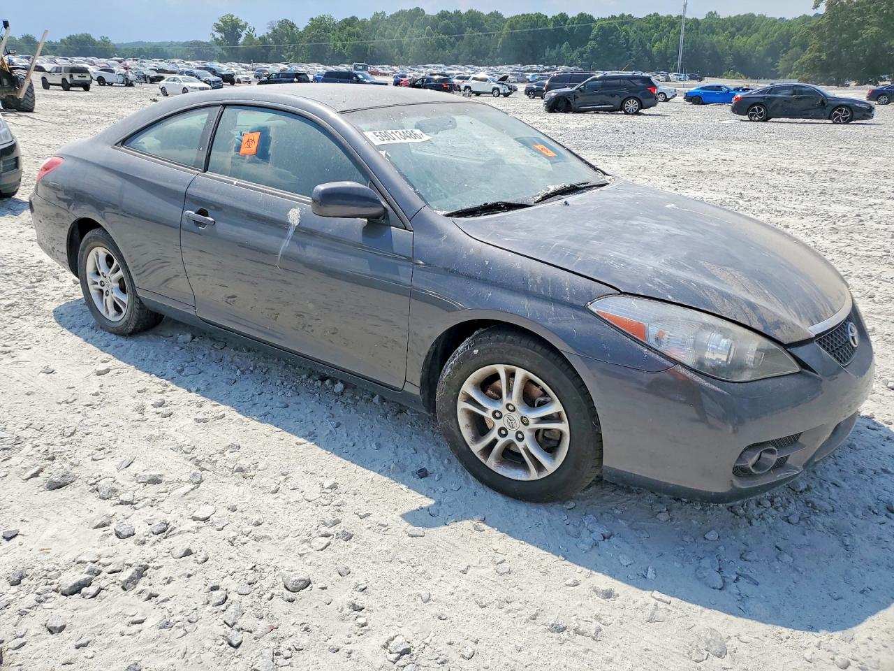 2007 Toyota Camry Solara Se Серый vin: 4T1CE30P47U758726